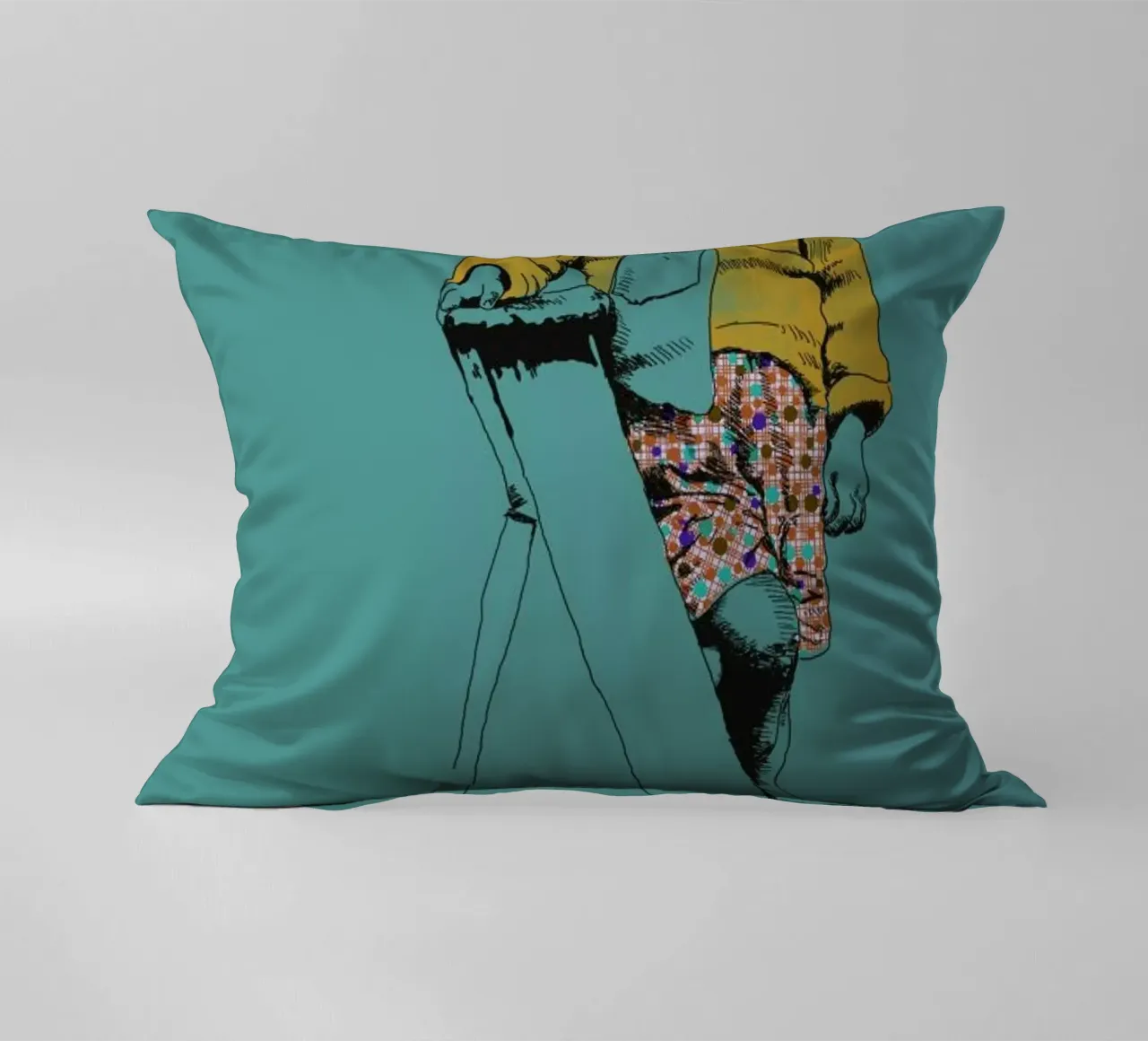 Ladder Boy cuscino da La Belette Rose