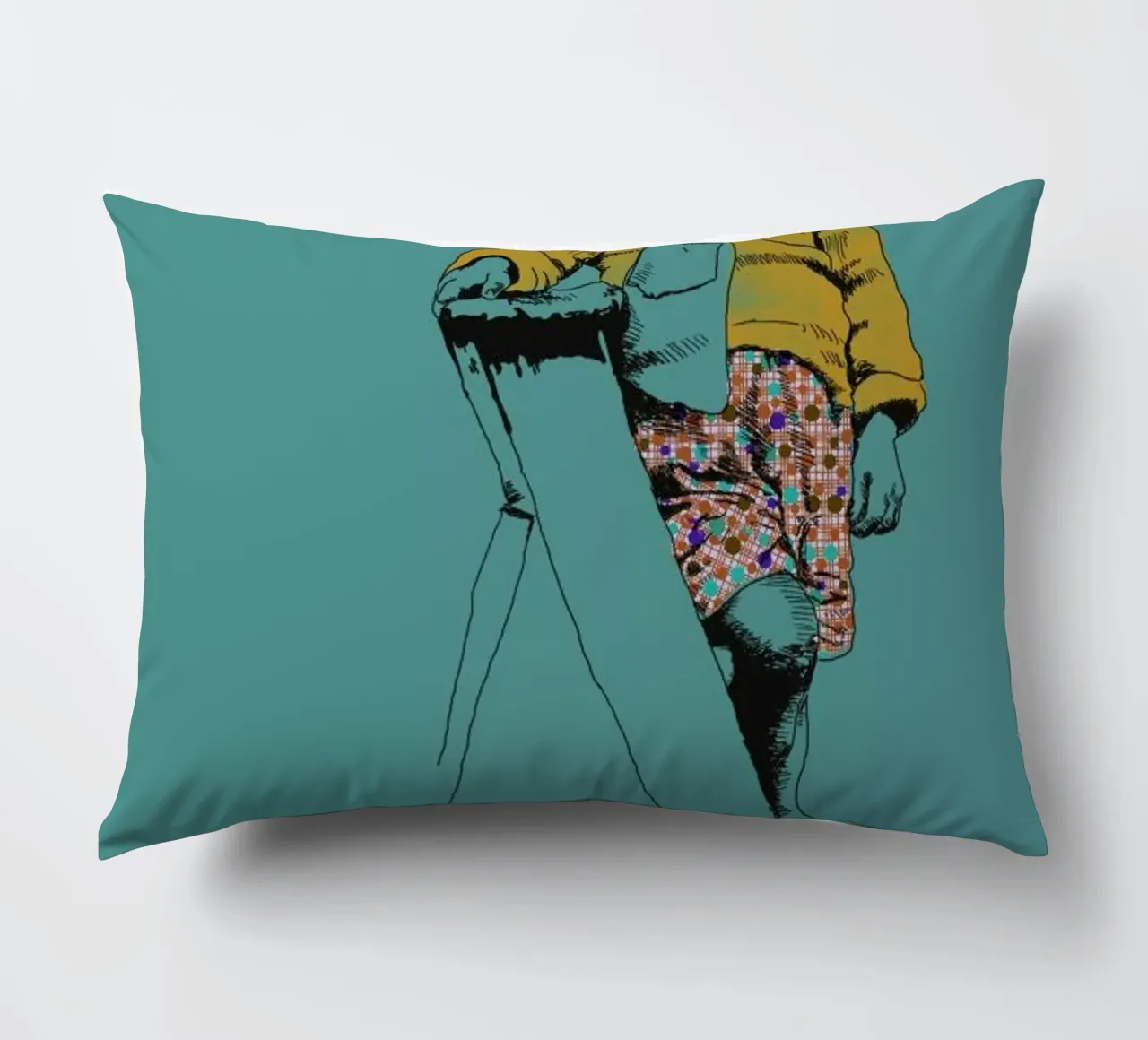 Ladder Boy cuscino da La Belette Rose