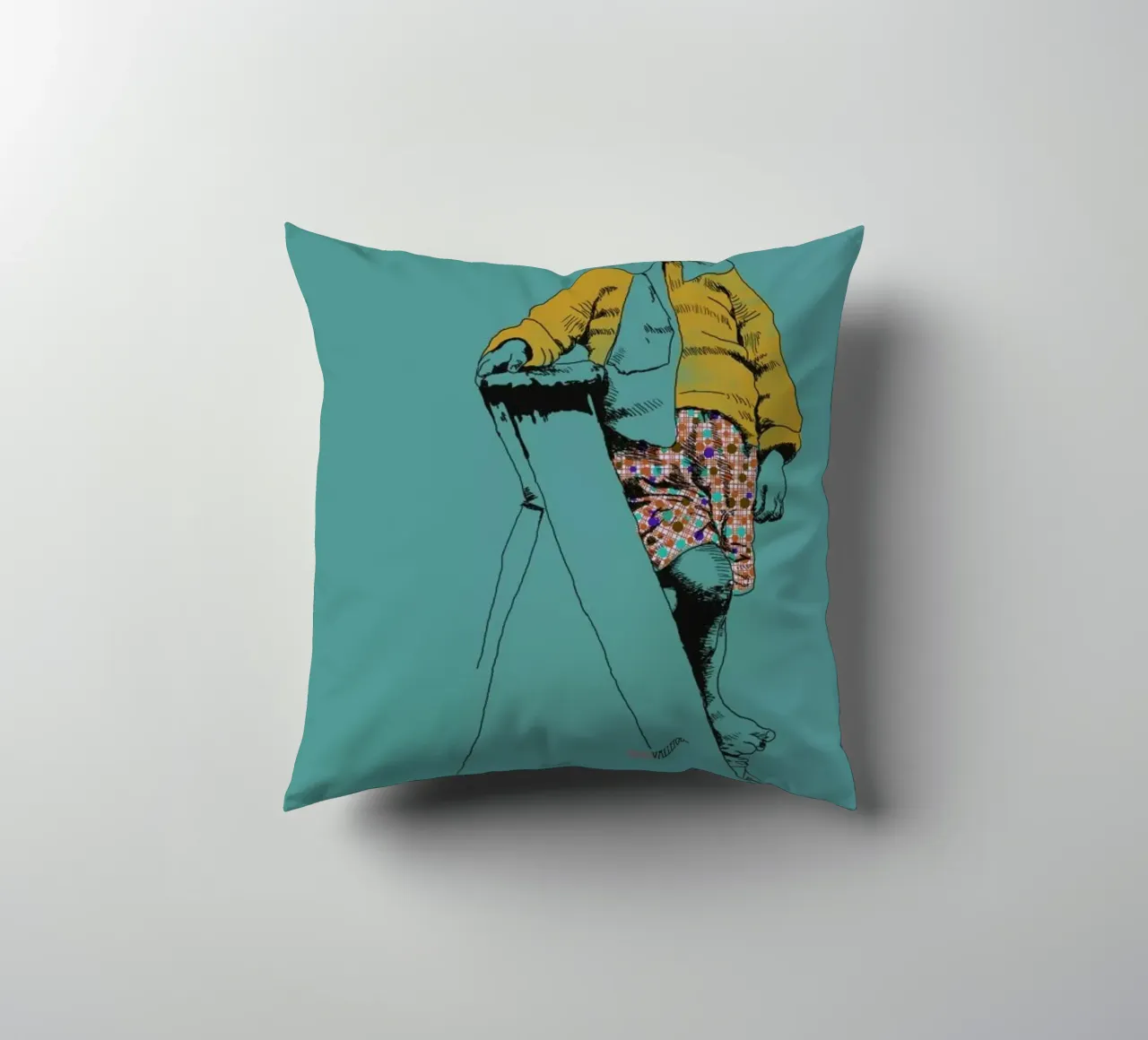 Ladder Boy cuscino da La Belette Rose