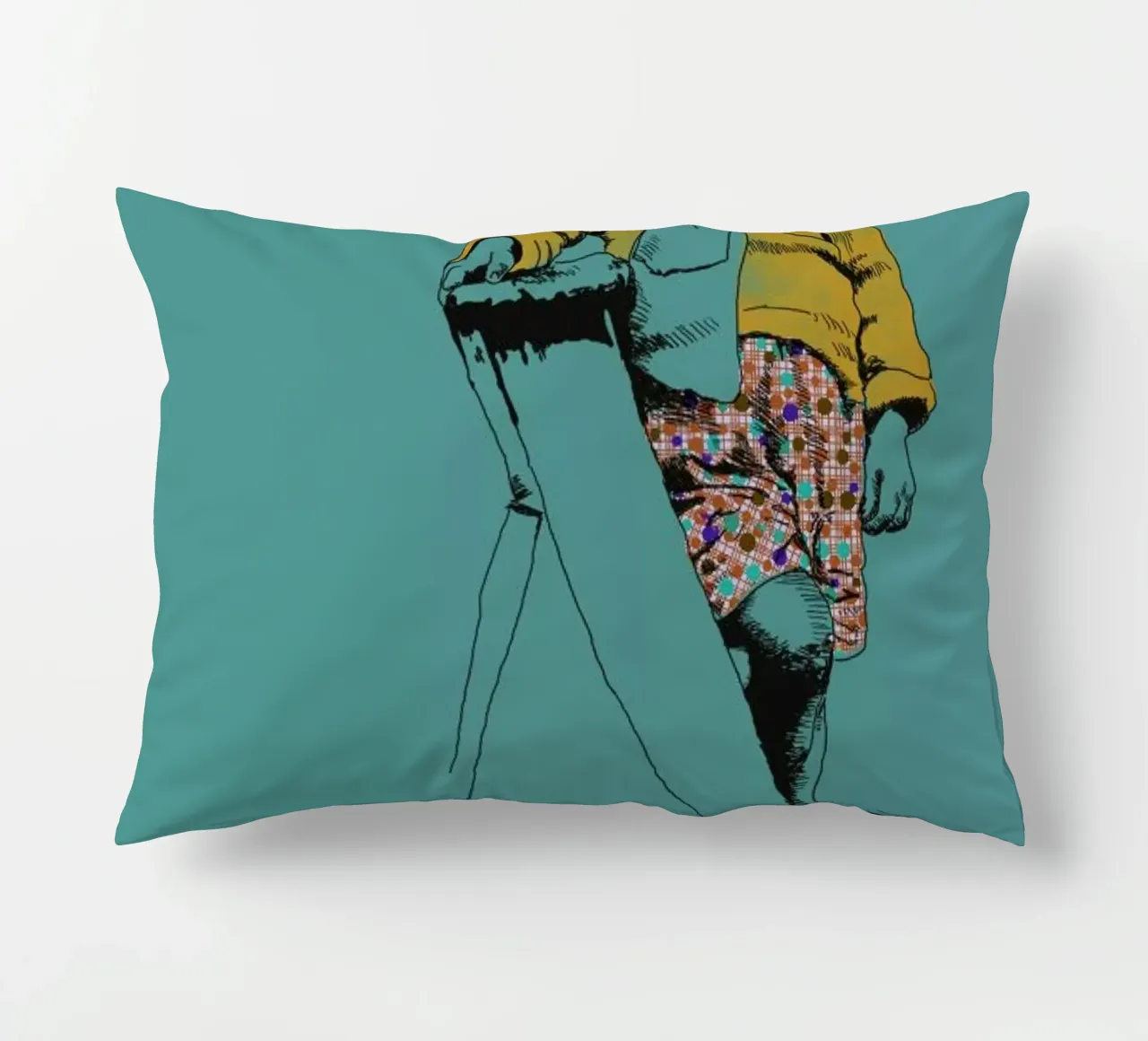 Ladder Boy cuscino da La Belette Rose