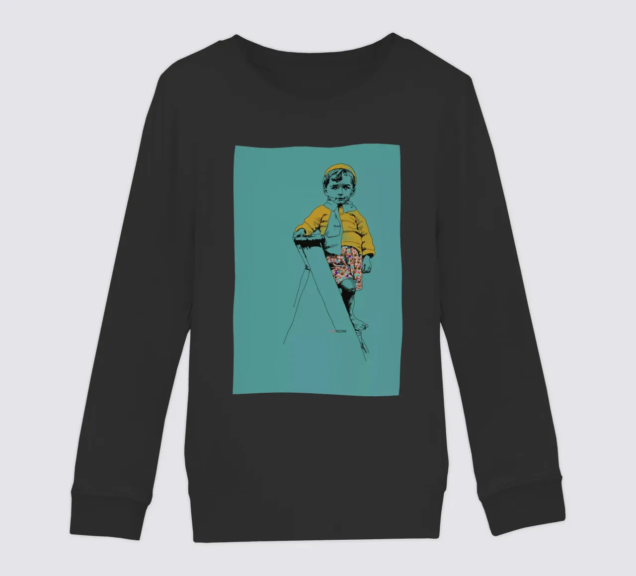 Ladder Boy felpa bambino da La Belette Rose