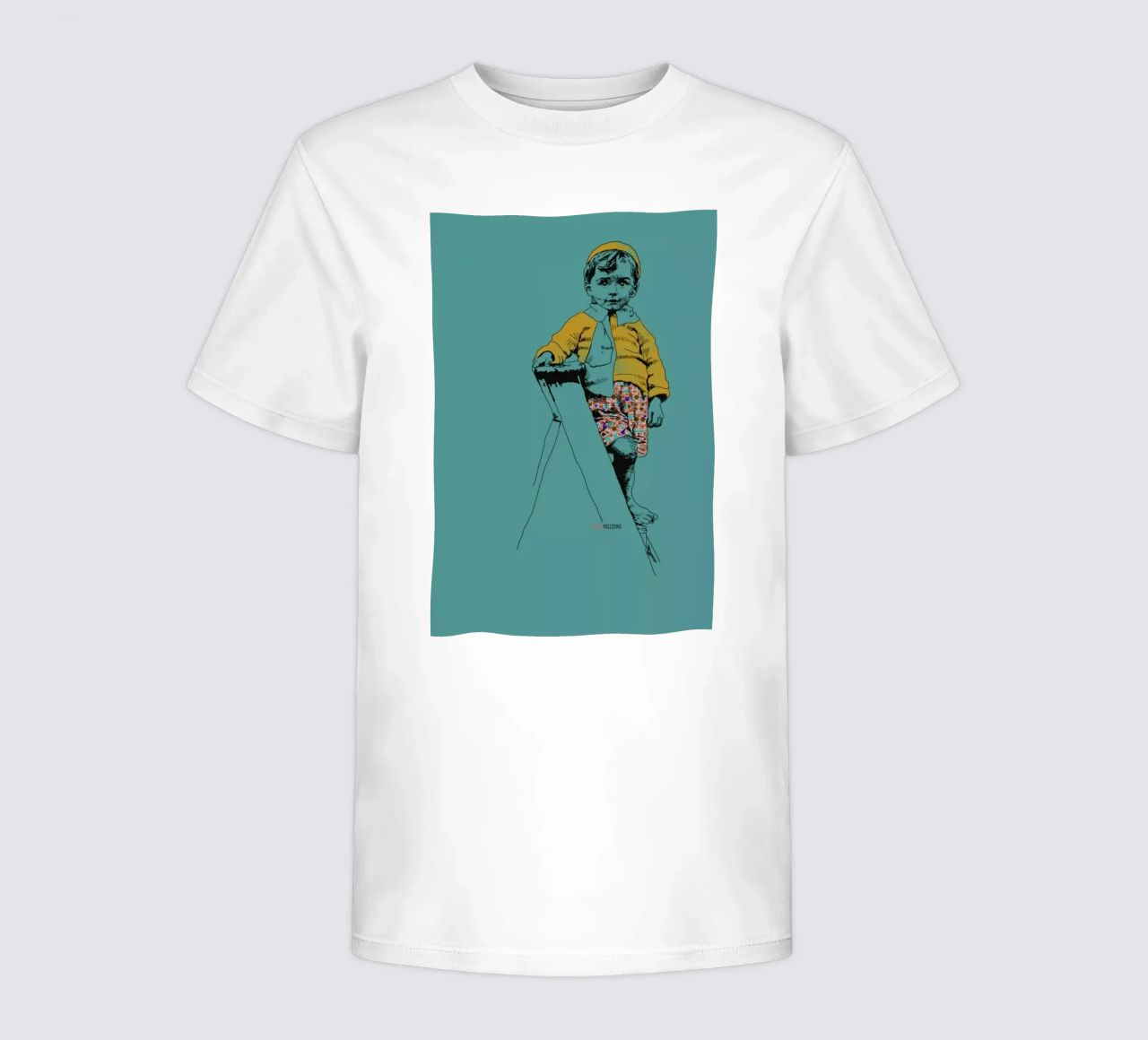 Ladder Boy t-shirt bambini da La Belette Rose