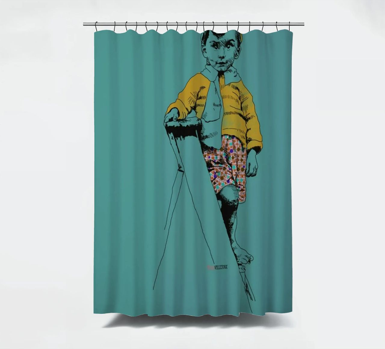 Ladder Boy tenda da doccia da La Belette Rose
