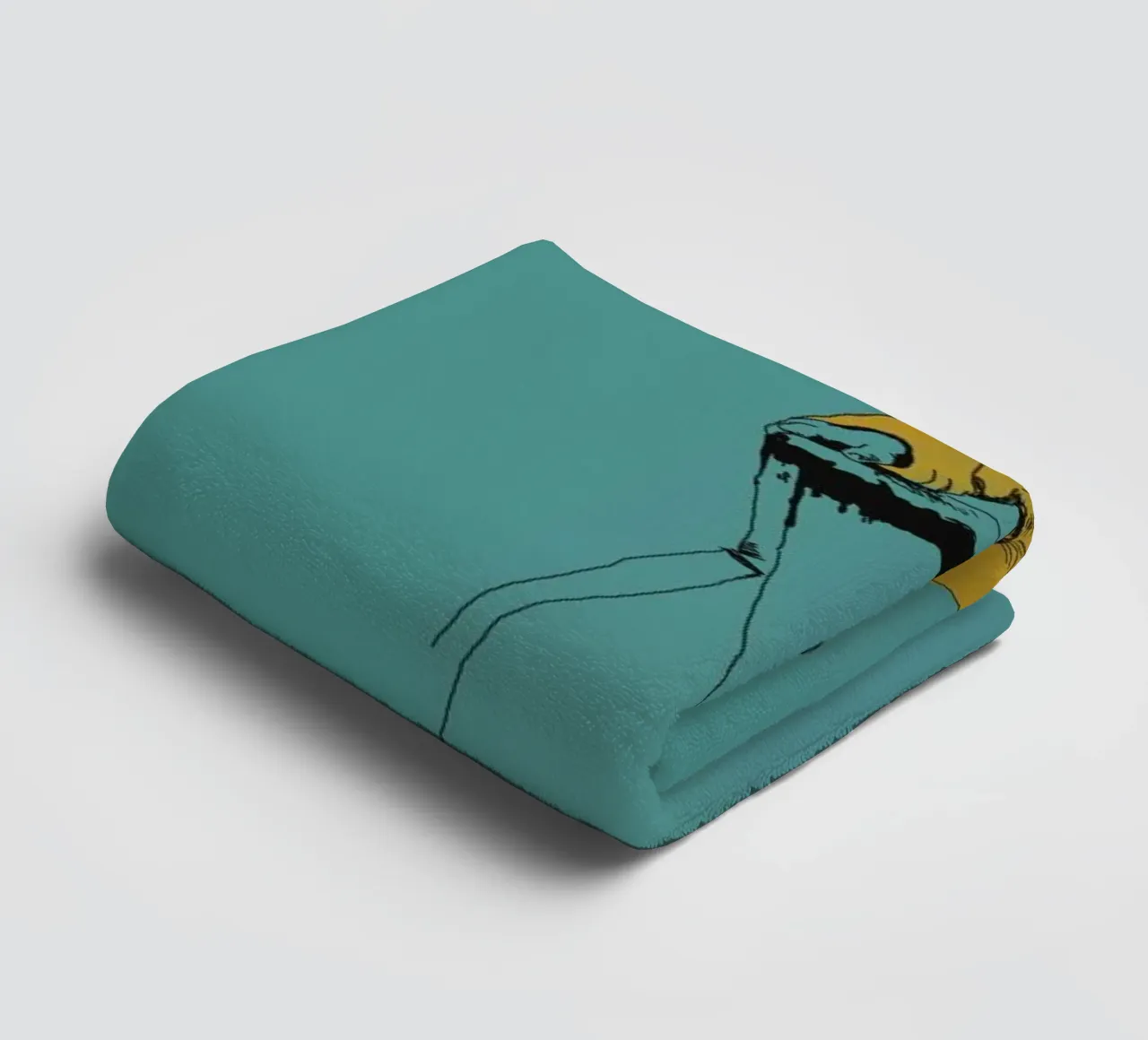 Ladder Boy asciugamano da bagno da La Belette Rose