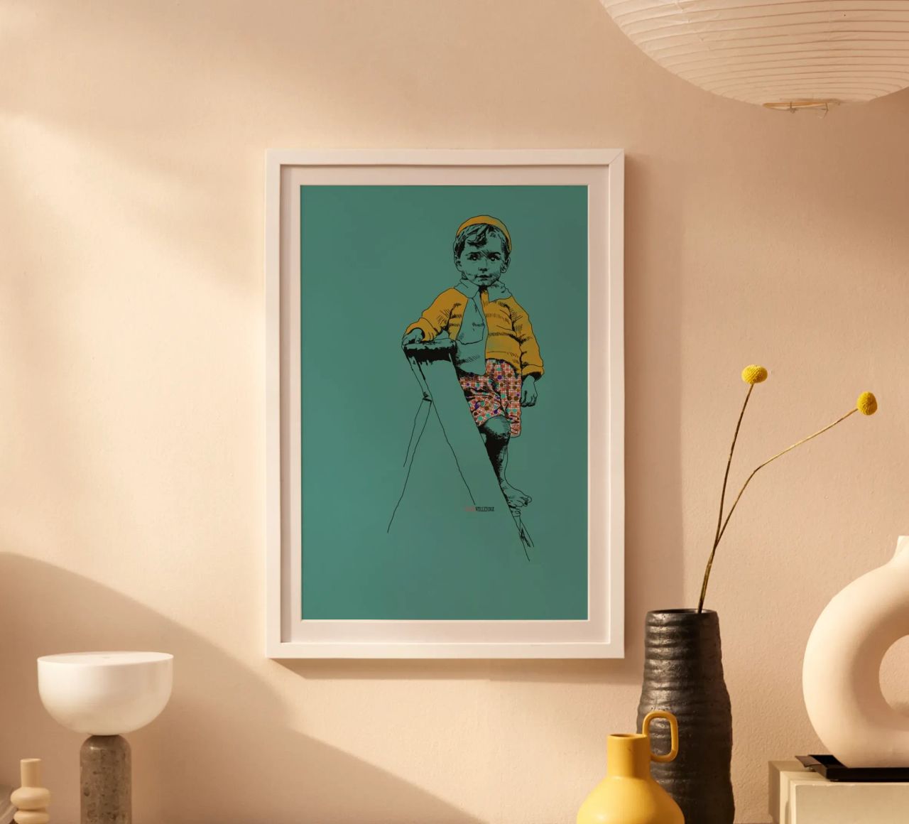 Ladder Boy carta hahnemühle da La Belette Rose