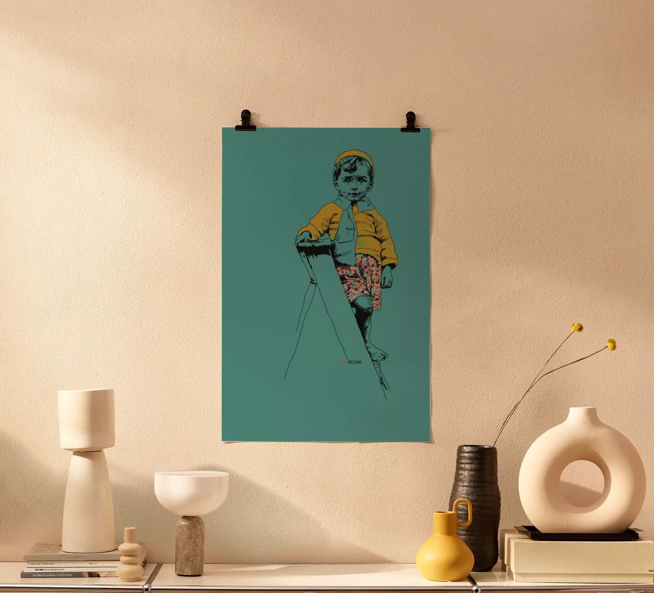 Ladder Boy carta hahnemühle da La Belette Rose