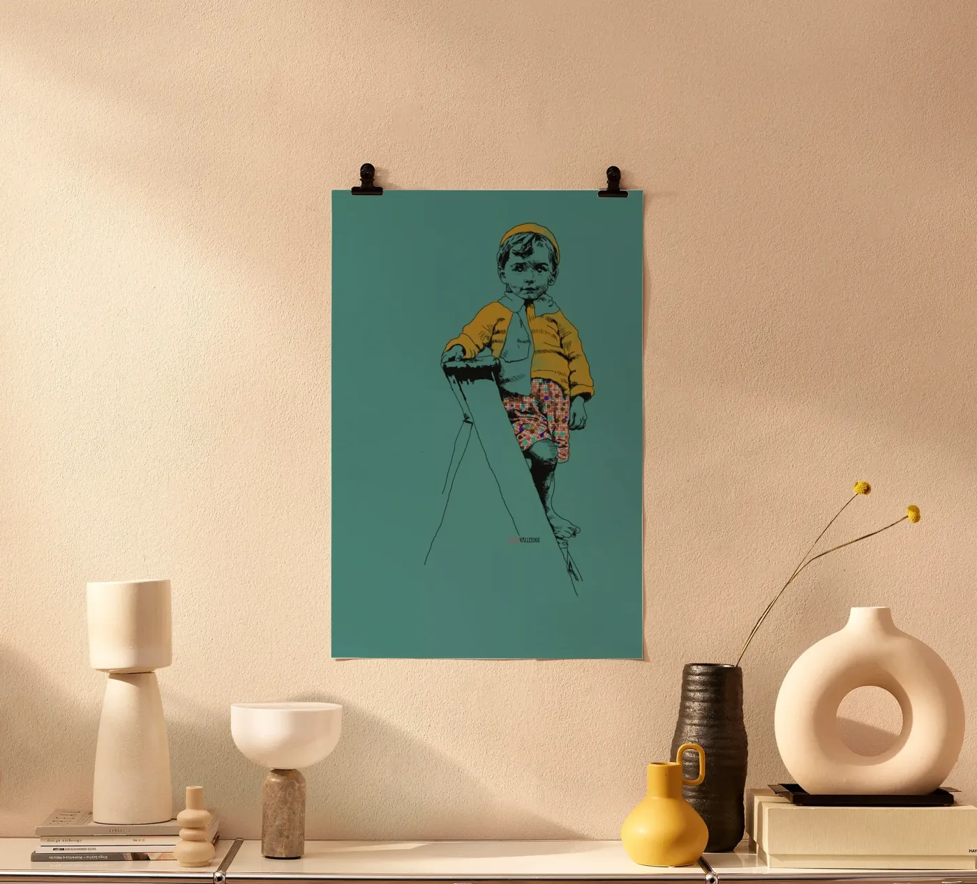 Ladder Boy poster da La Belette Rose