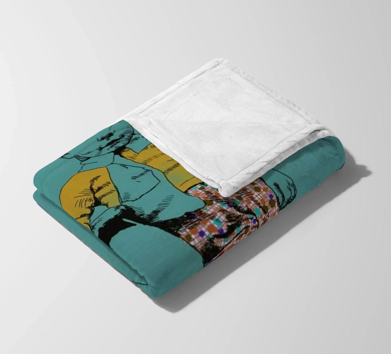 Ladder Boy coperta in pile da La Belette Rose