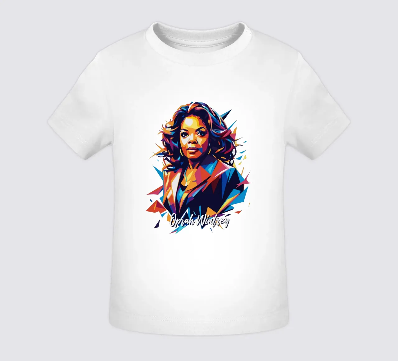 Oprah Winfrey WPAP Pop Art maglietta neonato da vectorartnesia