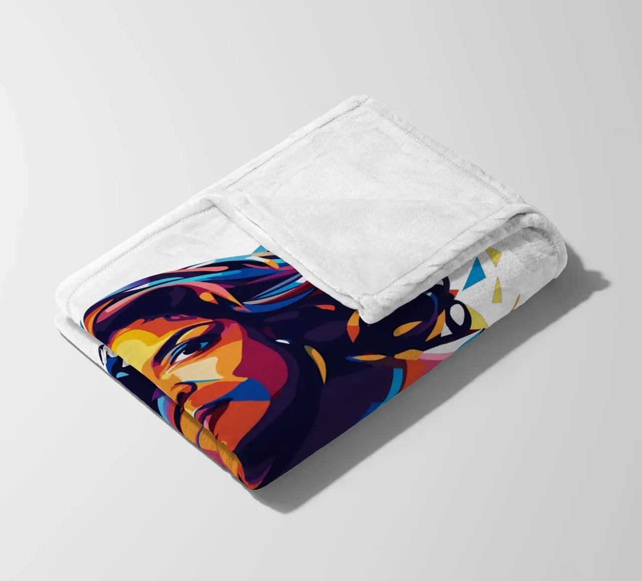 Oprah Winfrey WPAP Pop Art coperta in pile da vectorartnesia