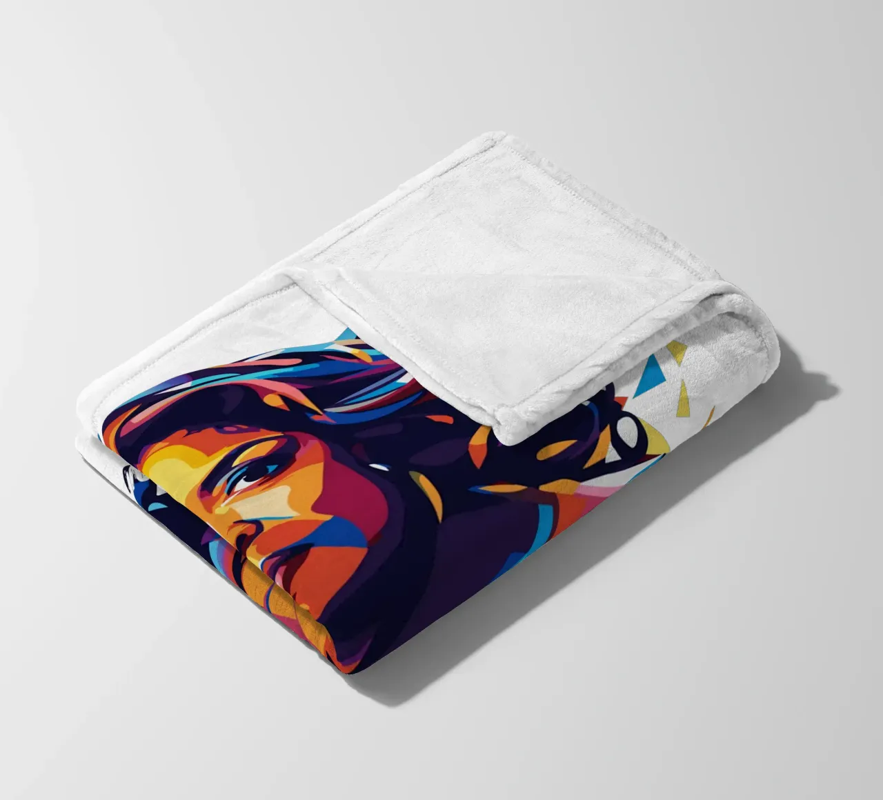Oprah Winfrey WPAP Pop Art coperta in pile da vectorartnesia