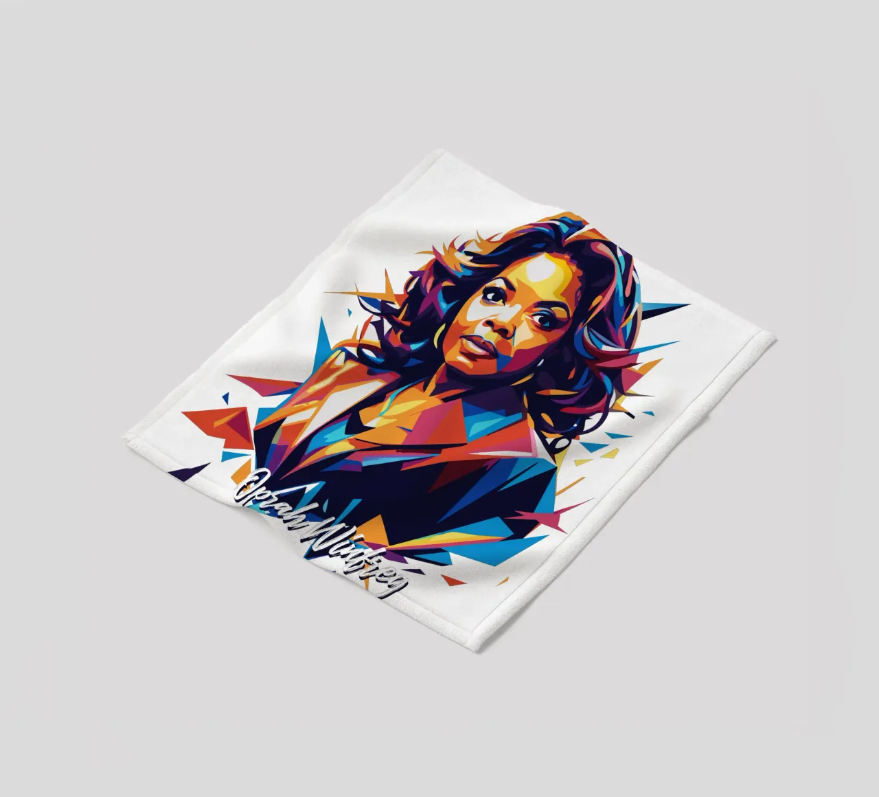 Oprah Winfrey WPAP Pop Art coperta in pile da vectorartnesia
