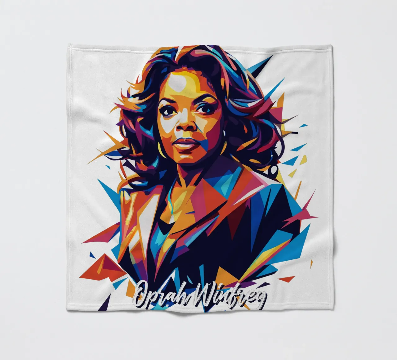 Oprah Winfrey WPAP Pop Art coperta in pile da vectorartnesia