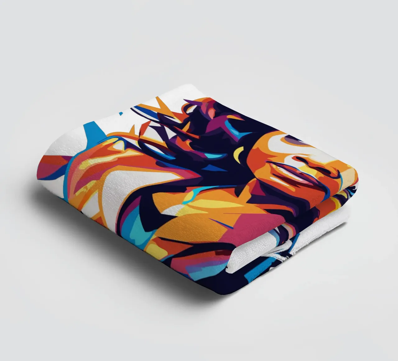 Oprah Winfrey WPAP Pop Art asciugamano da bagno da vectorartnesia