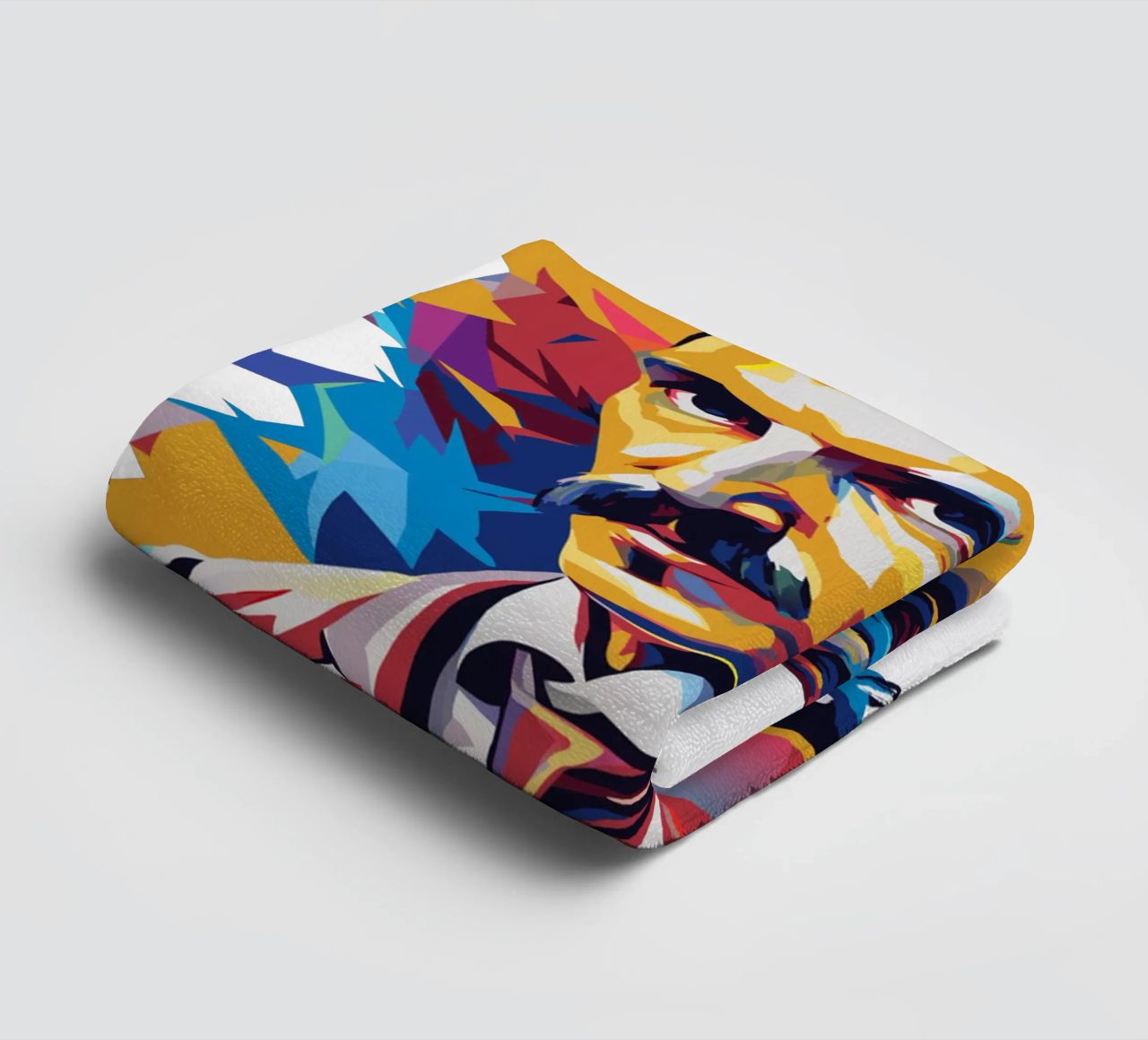Nikola Tesla In WPAP Pop Art asciugamano da bagno da vectorartnesia