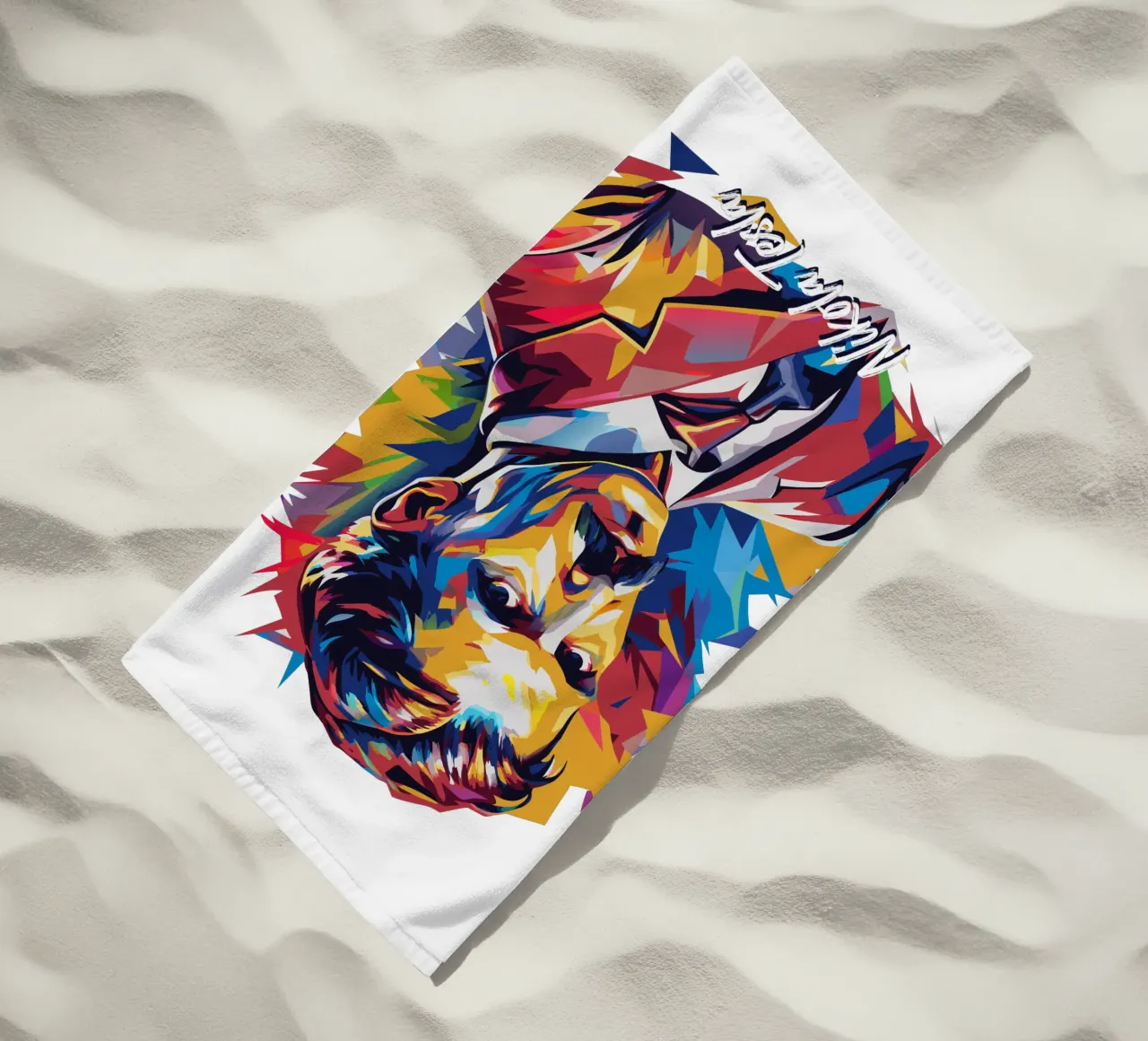 Nikola Tesla In WPAP Pop Art telo mare da vectorartnesia