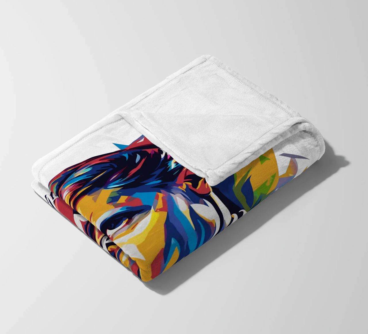 Nikola Tesla In WPAP Pop Art coperta in pile da vectorartnesia