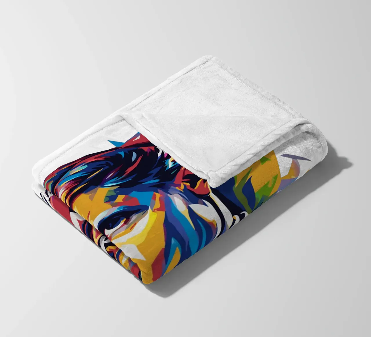 Nikola Tesla In WPAP Pop Art coperta in pile da vectorartnesia