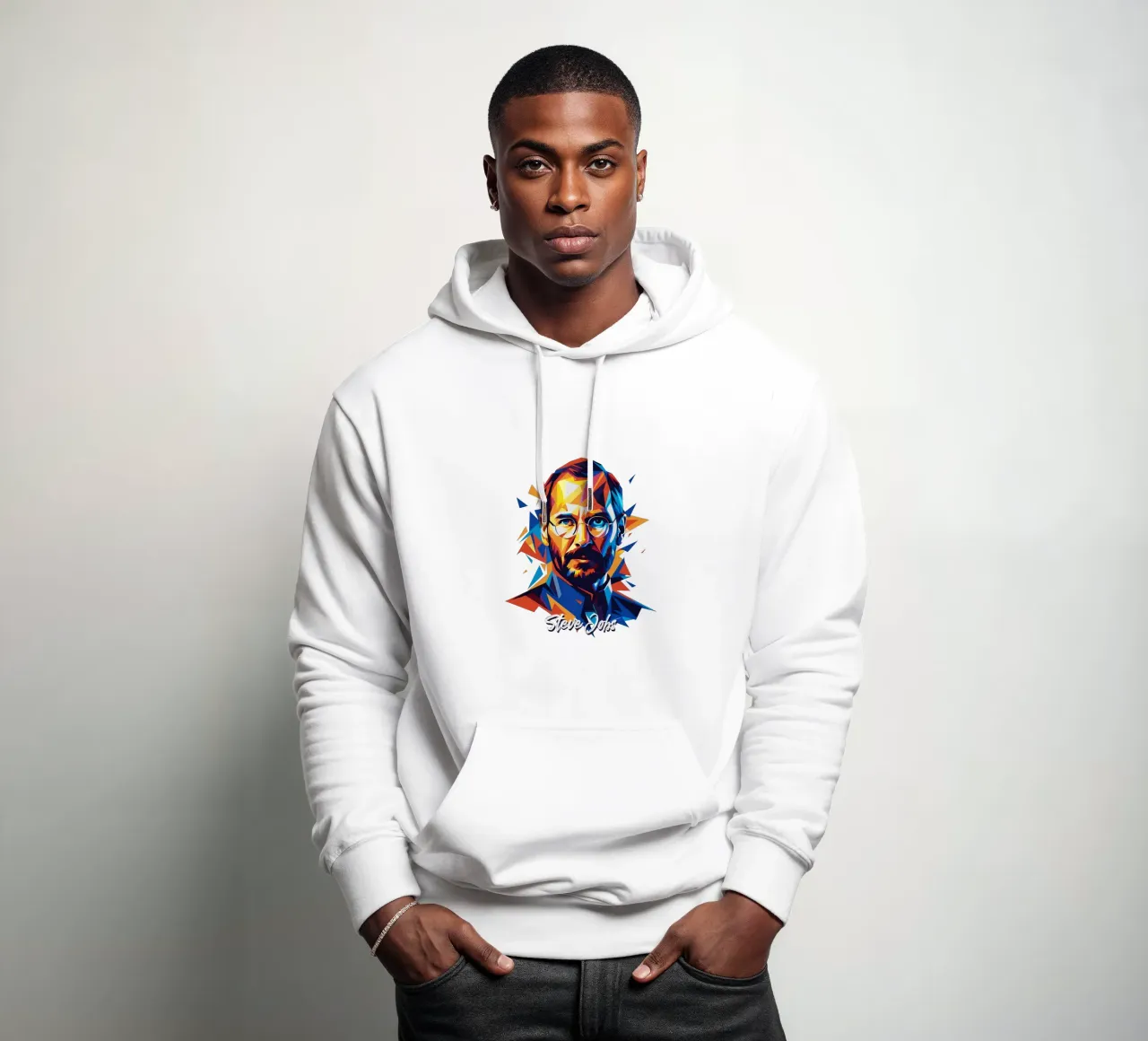Steve Jobs WPAP Pop Art hoodie van vectorartnesia