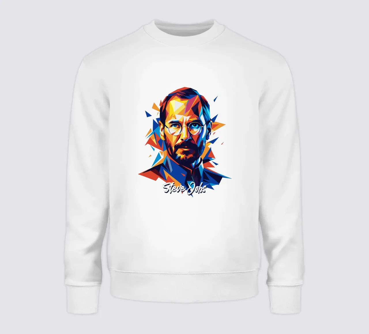 Steve Jobs WPAP Pop Art felpa da vectorartnesia