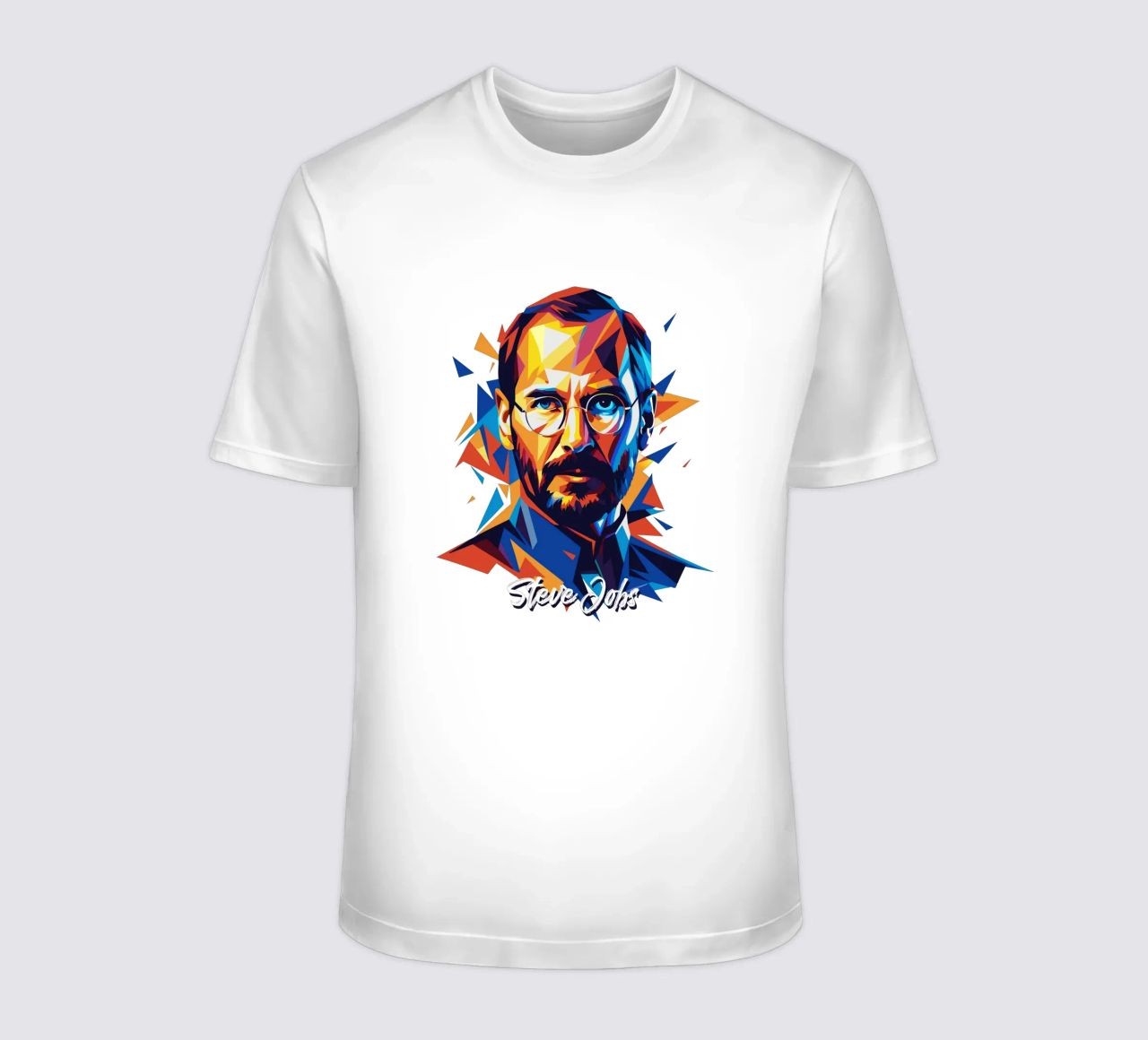 Steve Jobs WPAP Pop Art t-shirt da vectorartnesia