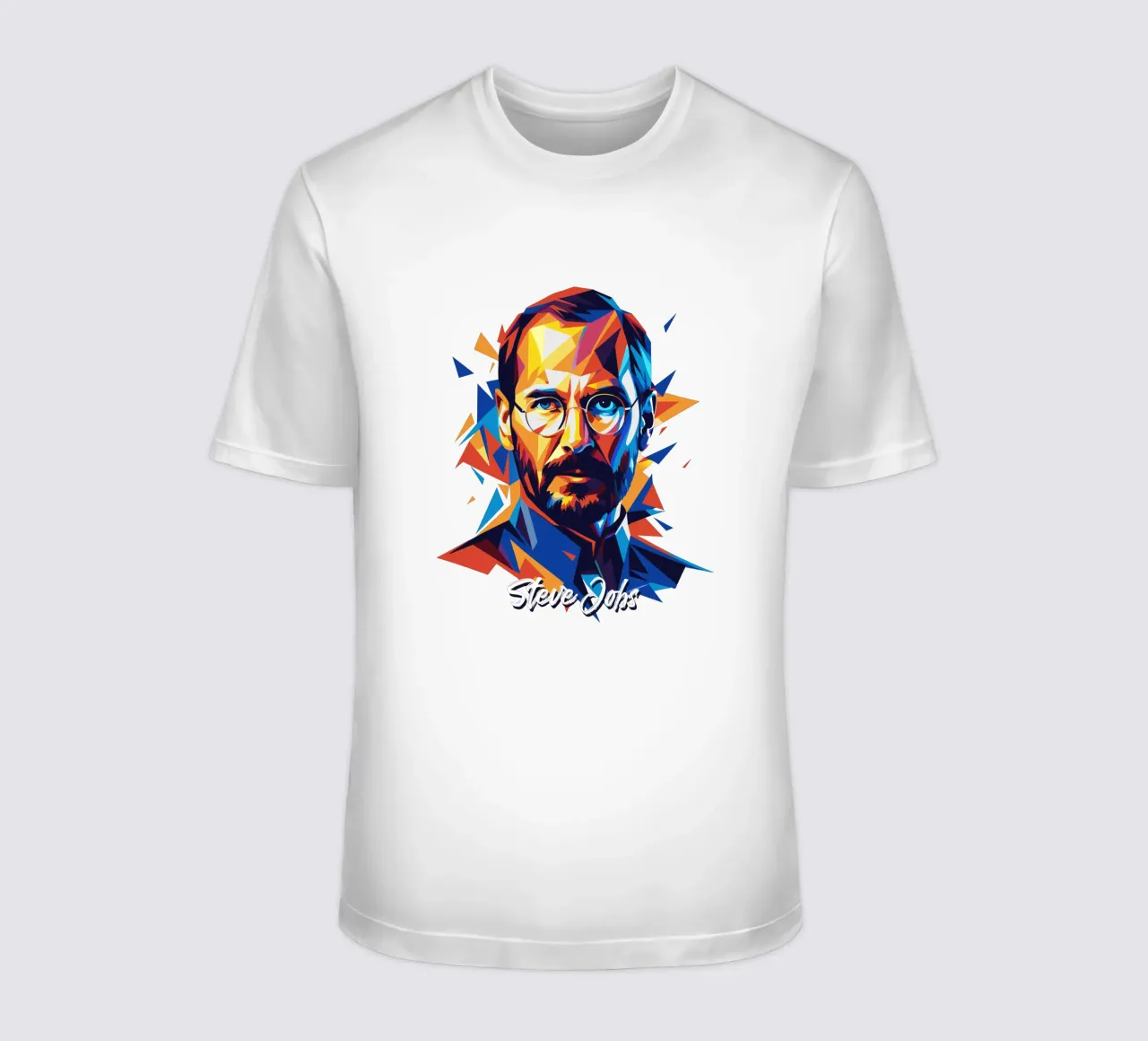 Steve Jobs WPAP Pop Art t-shirt da vectorartnesia