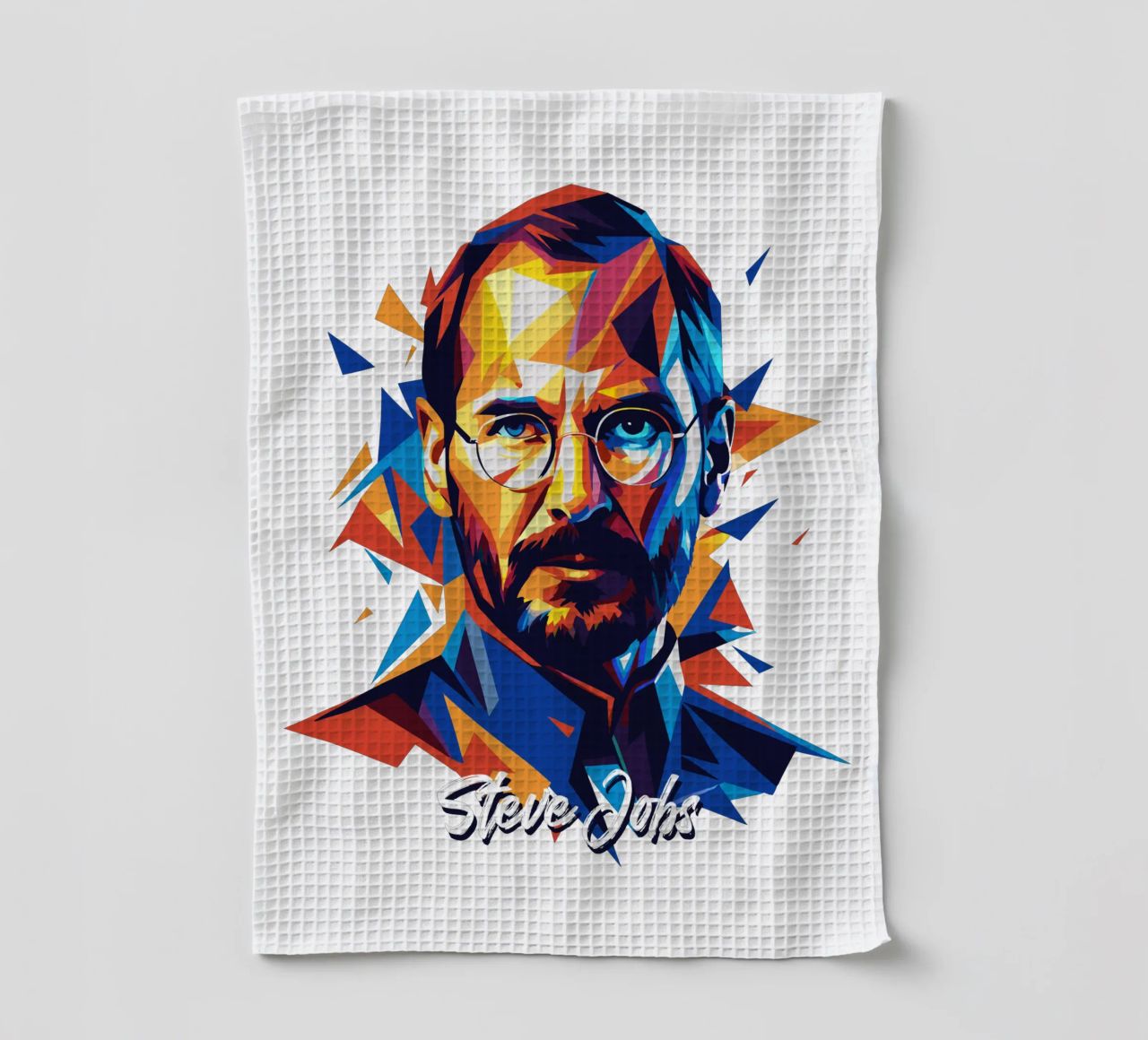 Steve Jobs WPAP Pop Art canovaccio da cucina da vectorartnesia
