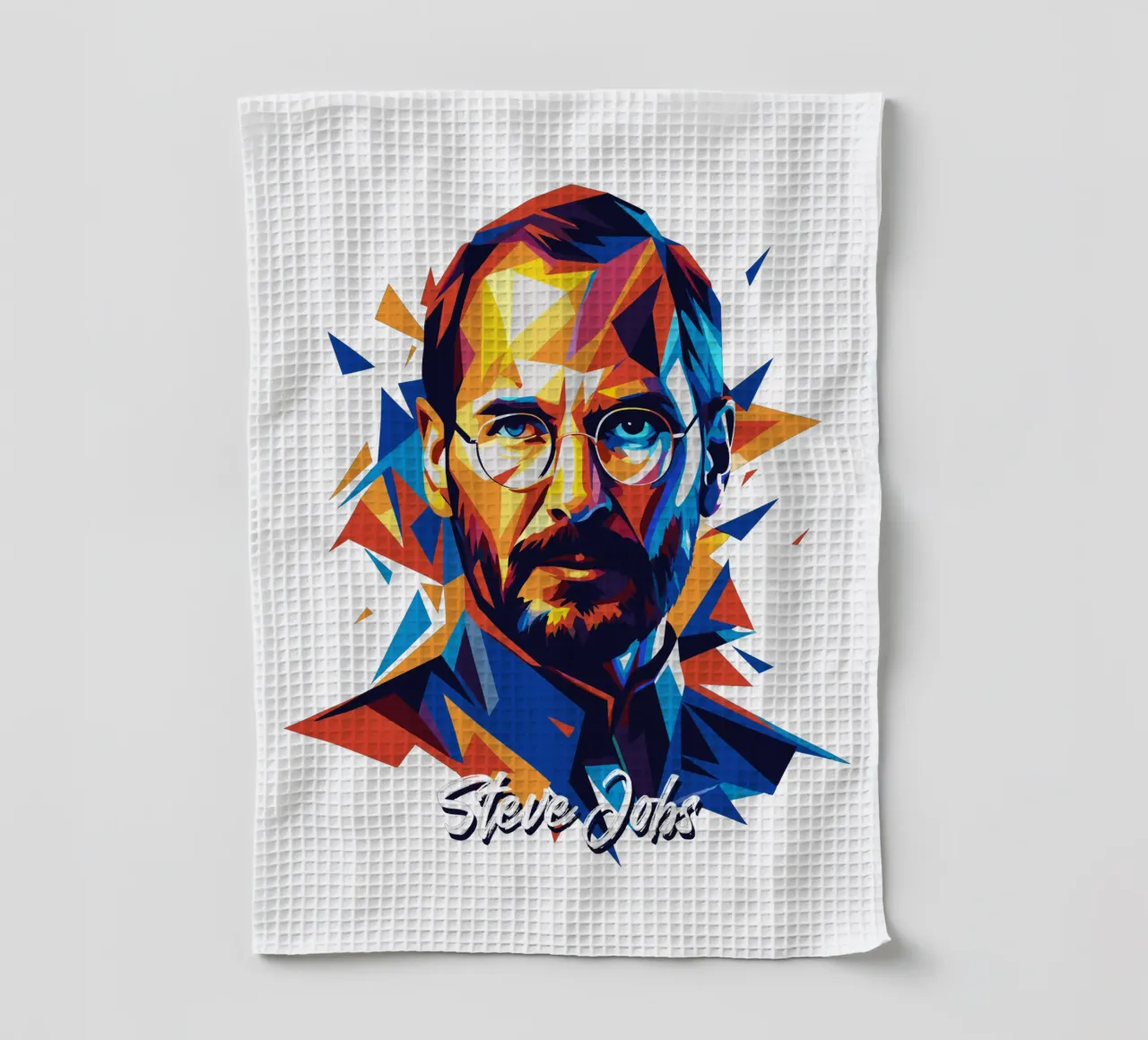 Steve Jobs WPAP Pop Art torchon de vectorartnesia