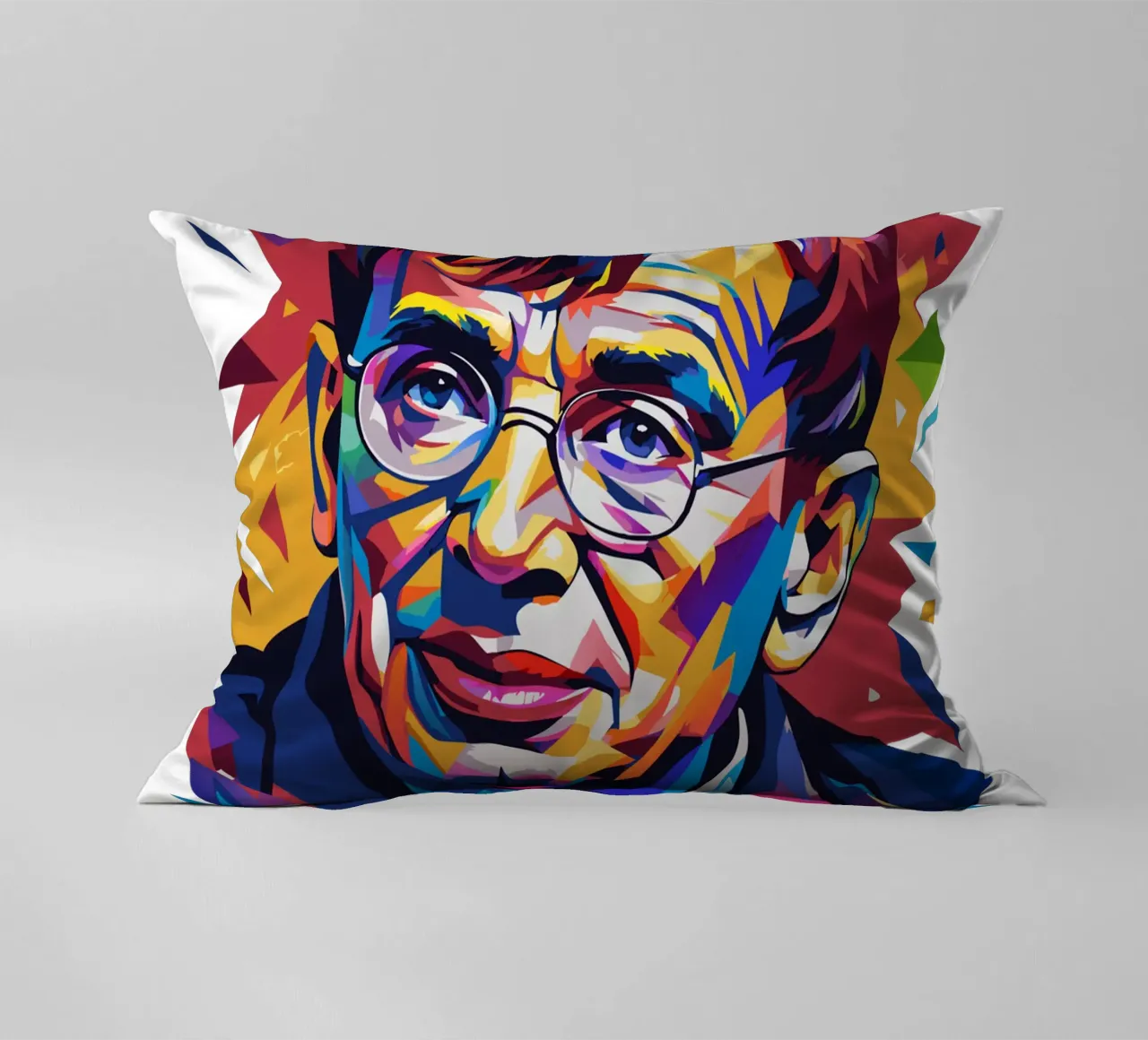 Stephen Hawking in WPAP Pop Art cuscino da vectorartnesia