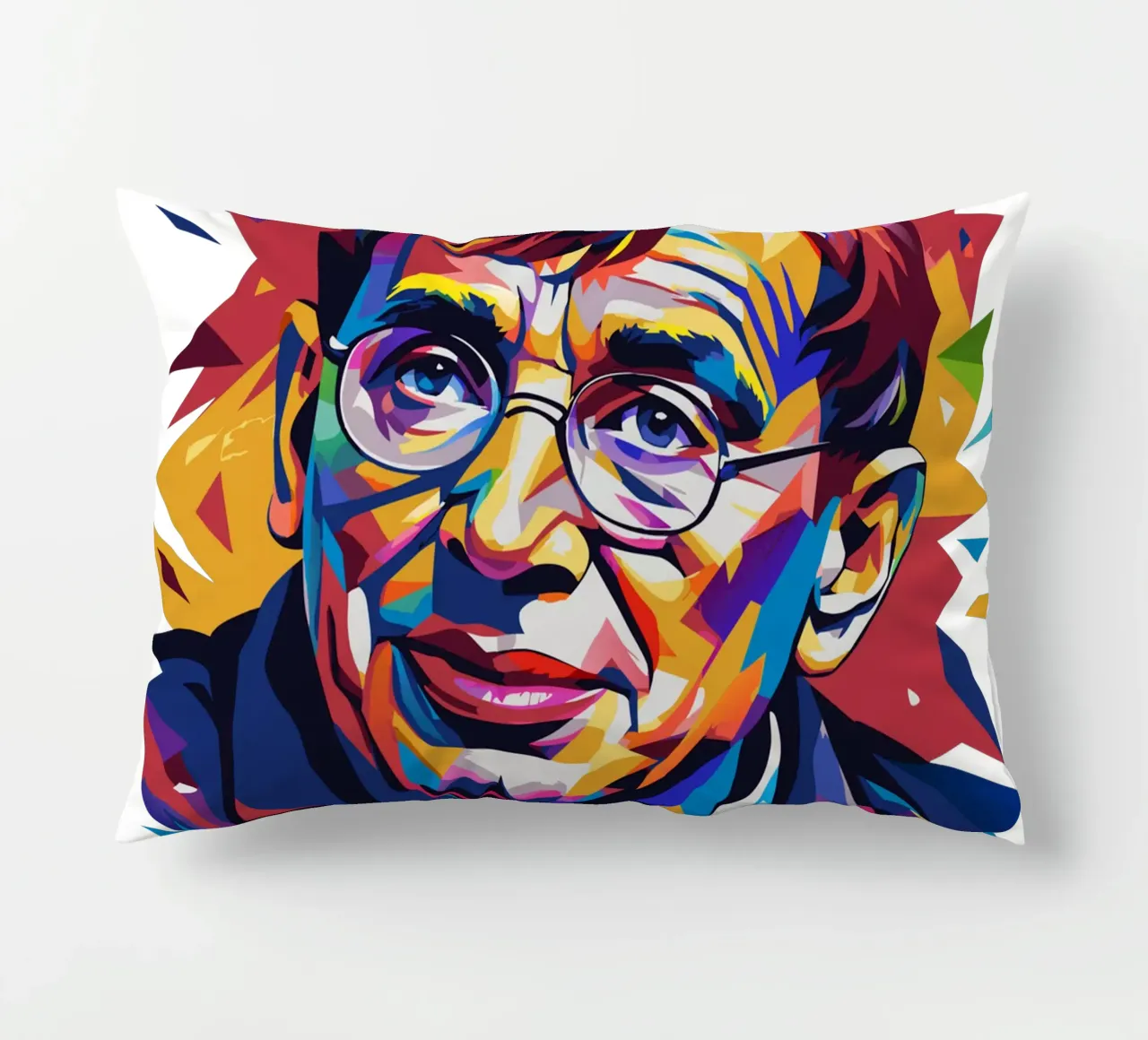 Stephen Hawking in WPAP Pop Art cuscino da vectorartnesia