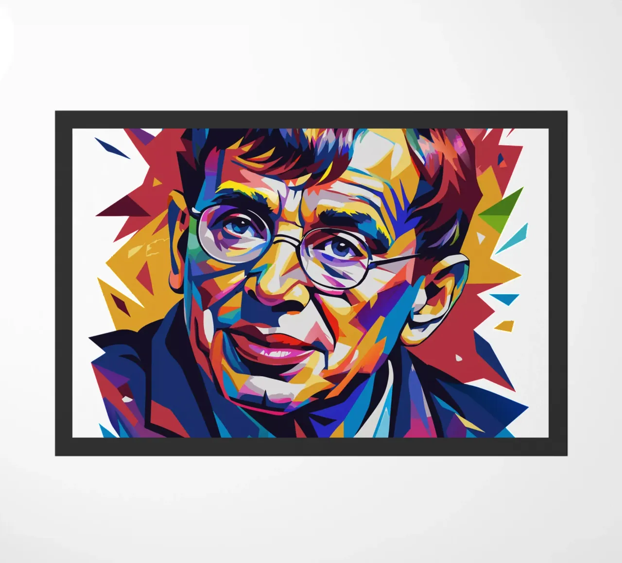 Stephen Hawking in WPAP Pop Art zerbino da vectorartnesia