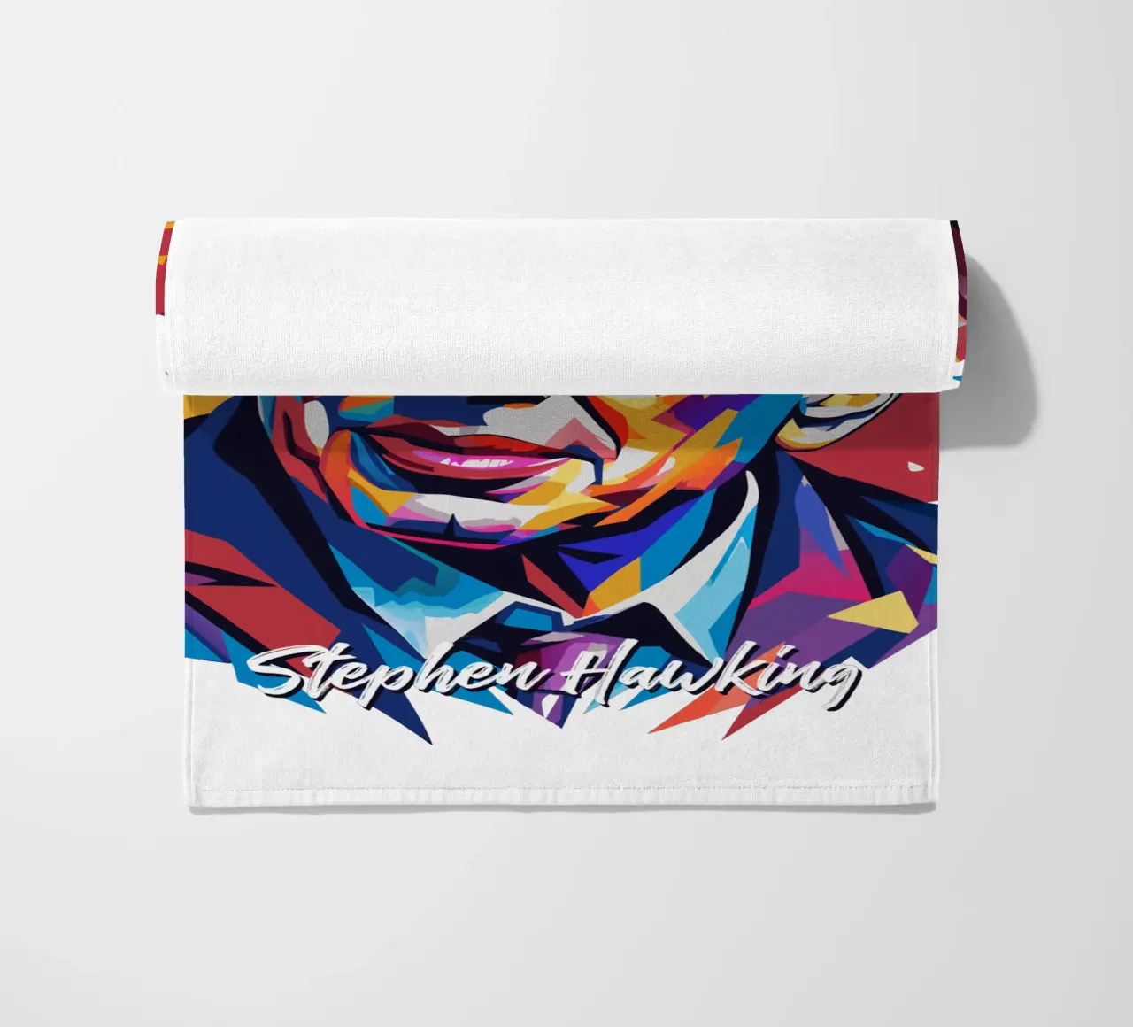 Stephen Hawking in WPAP Pop Art telo mare da vectorartnesia