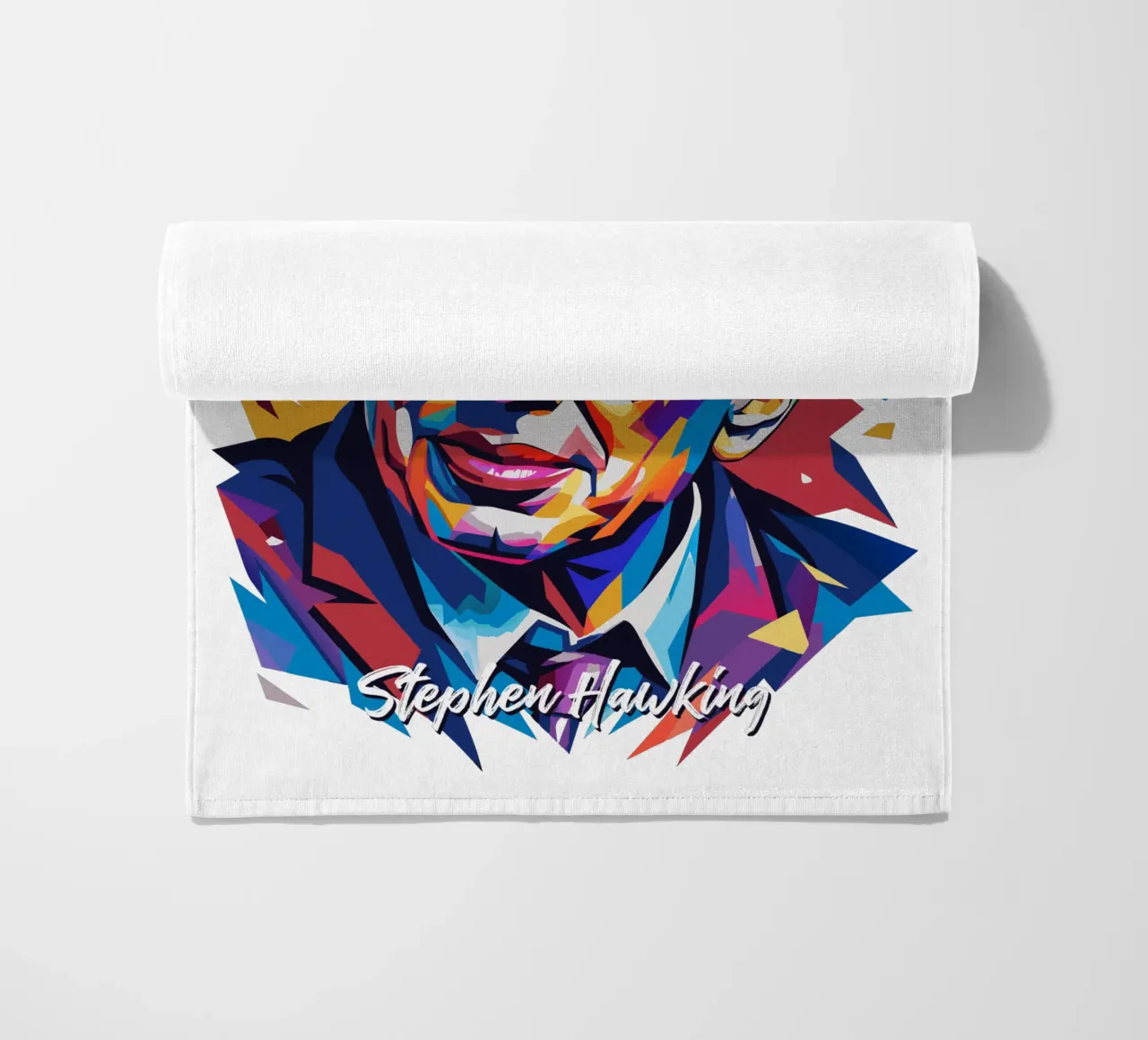 Stephen Hawking in WPAP Pop Art telo mare da vectorartnesia