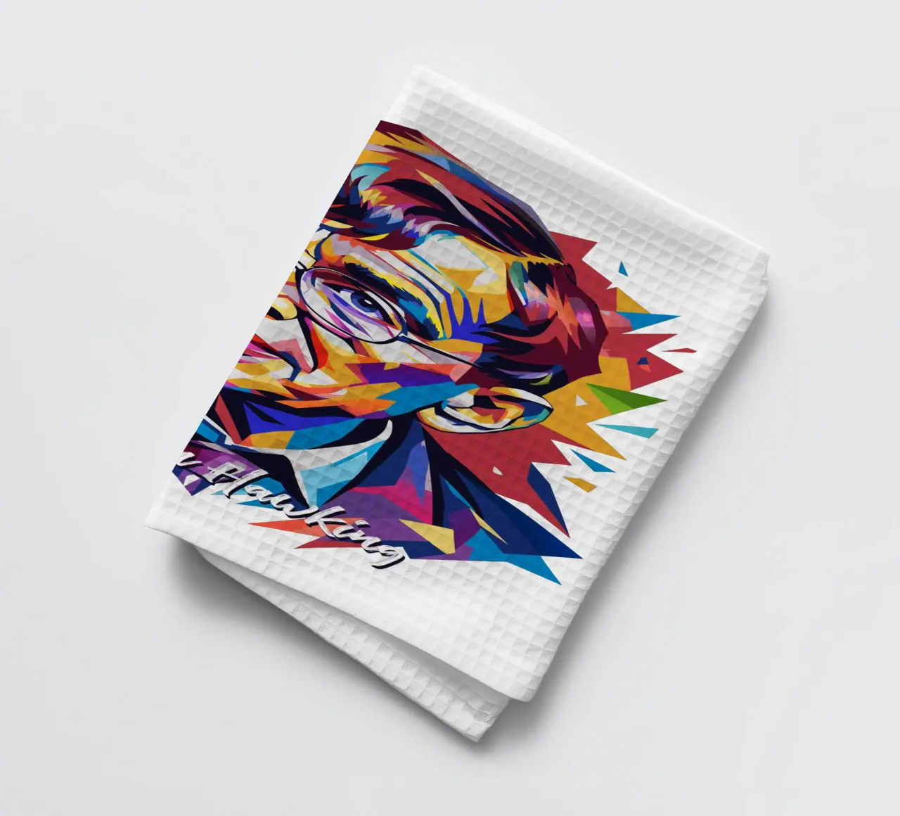 Stephen Hawking in WPAP Pop Art canovaccio da cucina da vectorartnesia