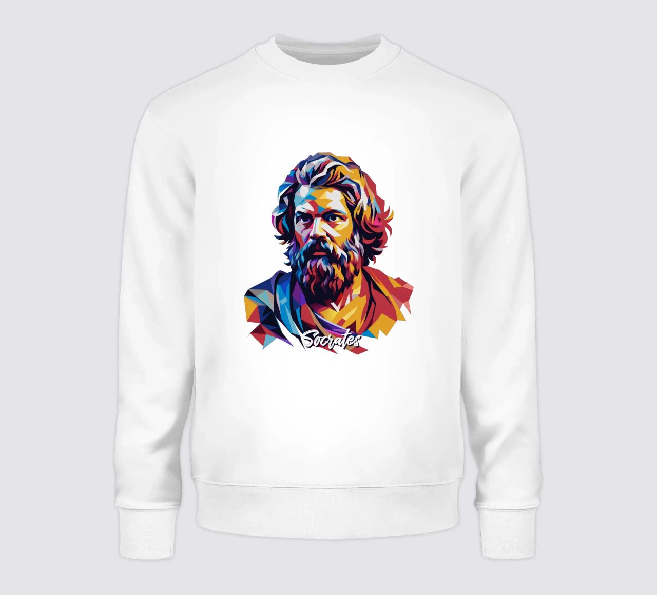 Socrates in WPAP Pop Art sudadera de vectorartnesia