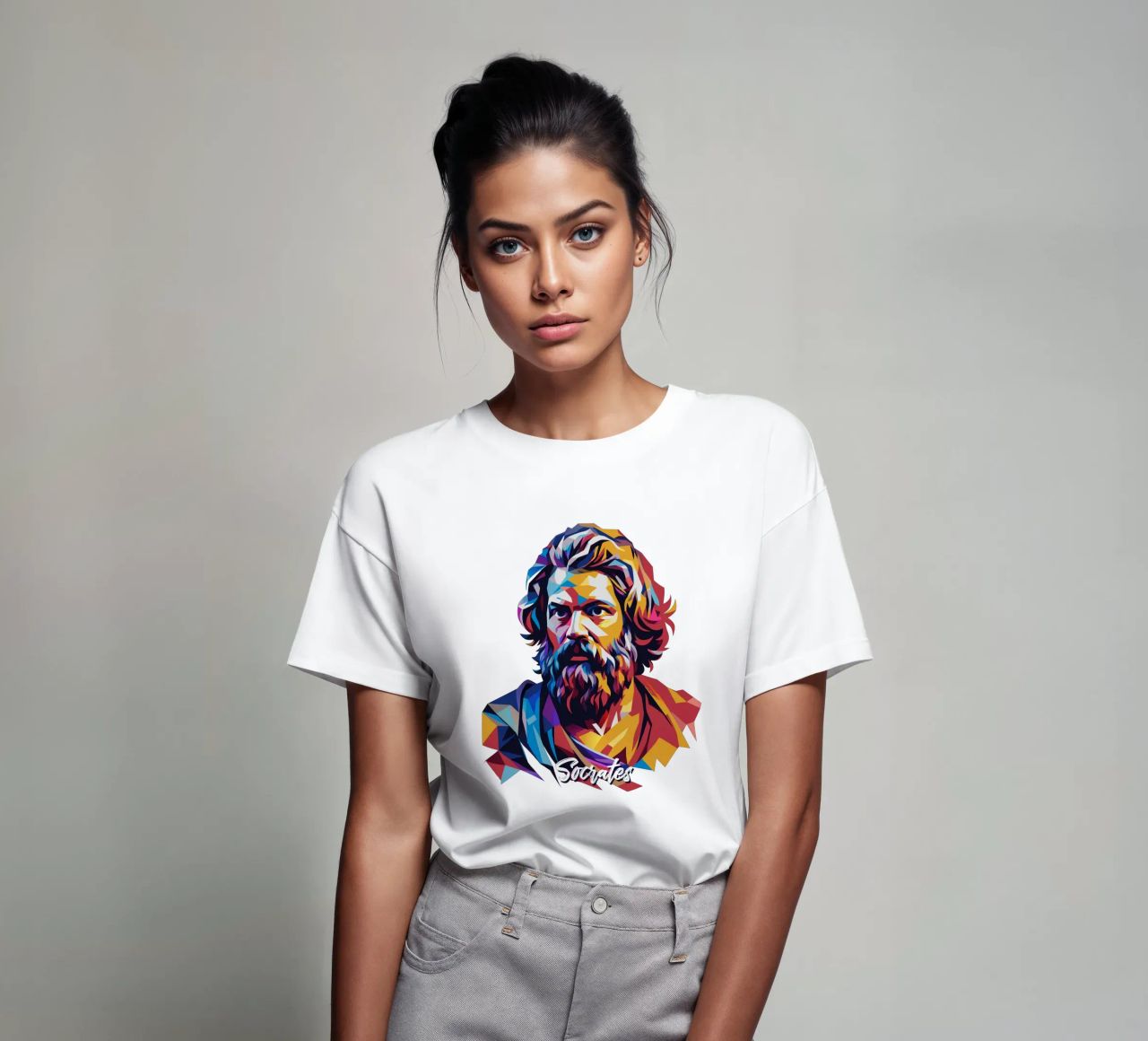 Socrates in WPAP Pop Art camiseta de vectorartnesia