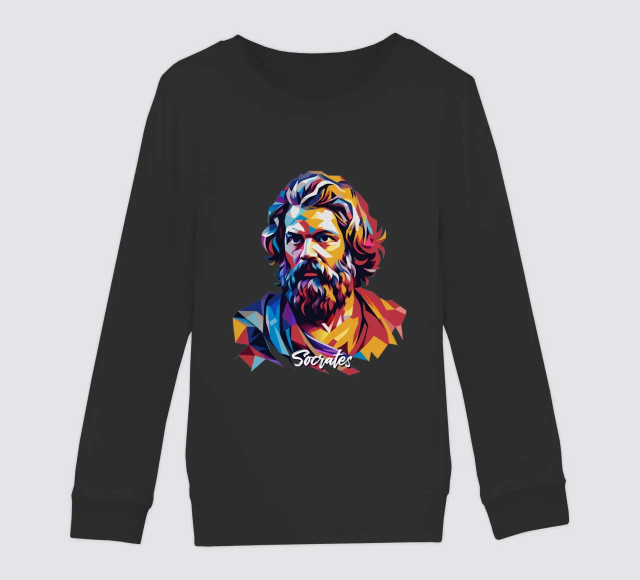 Socrates in WPAP Pop Art felpa bambino da vectorartnesia