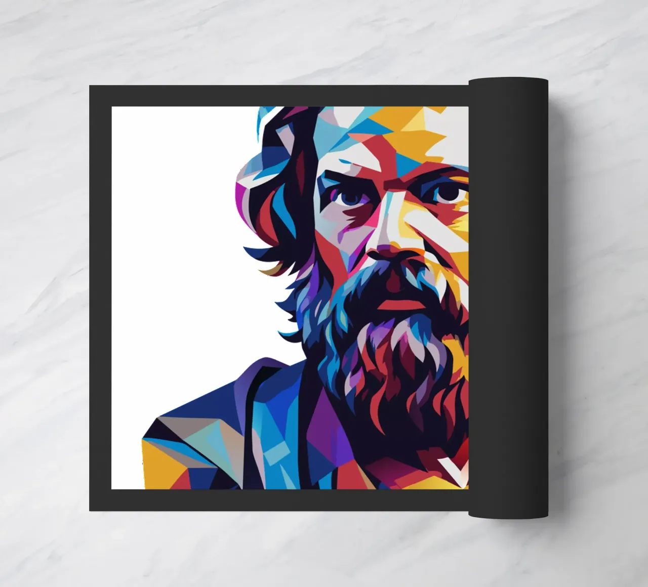 Socrates in WPAP Pop Art zerbino da vectorartnesia