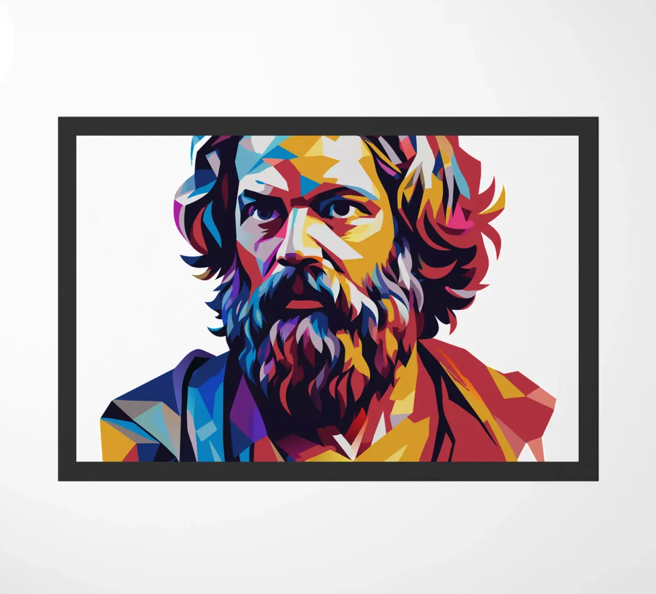 Socrates in WPAP Pop Art zerbino da vectorartnesia