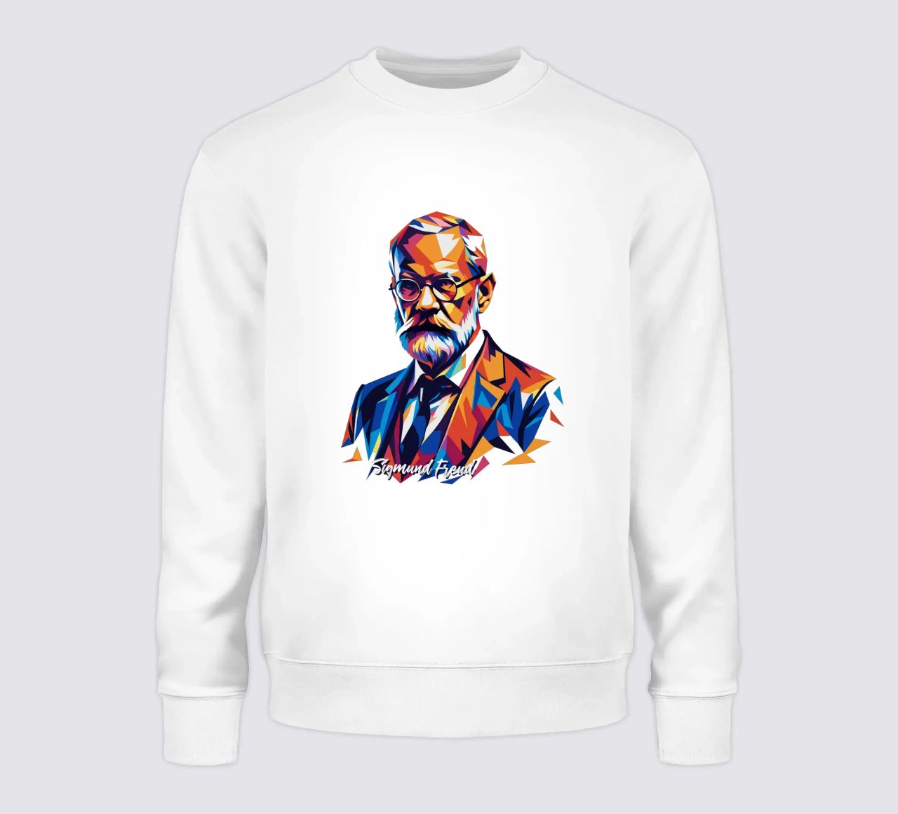 Sigmund Freud WPAP Pop Art felpa da vectorartnesia