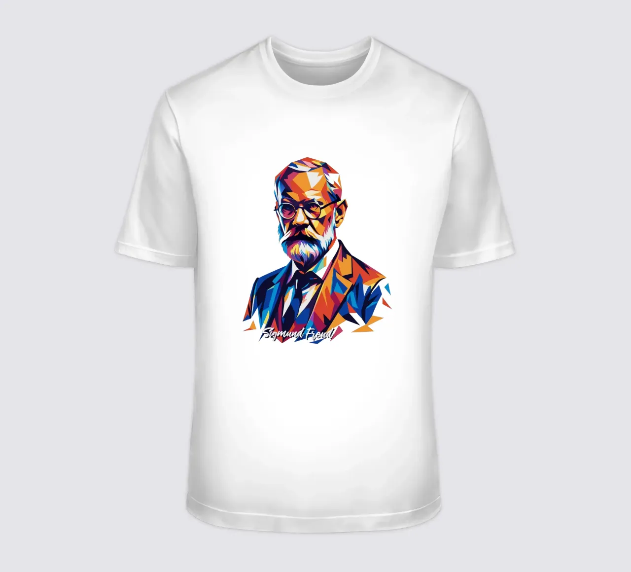 Sigmund Freud WPAP Pop Art t-shirt da vectorartnesia