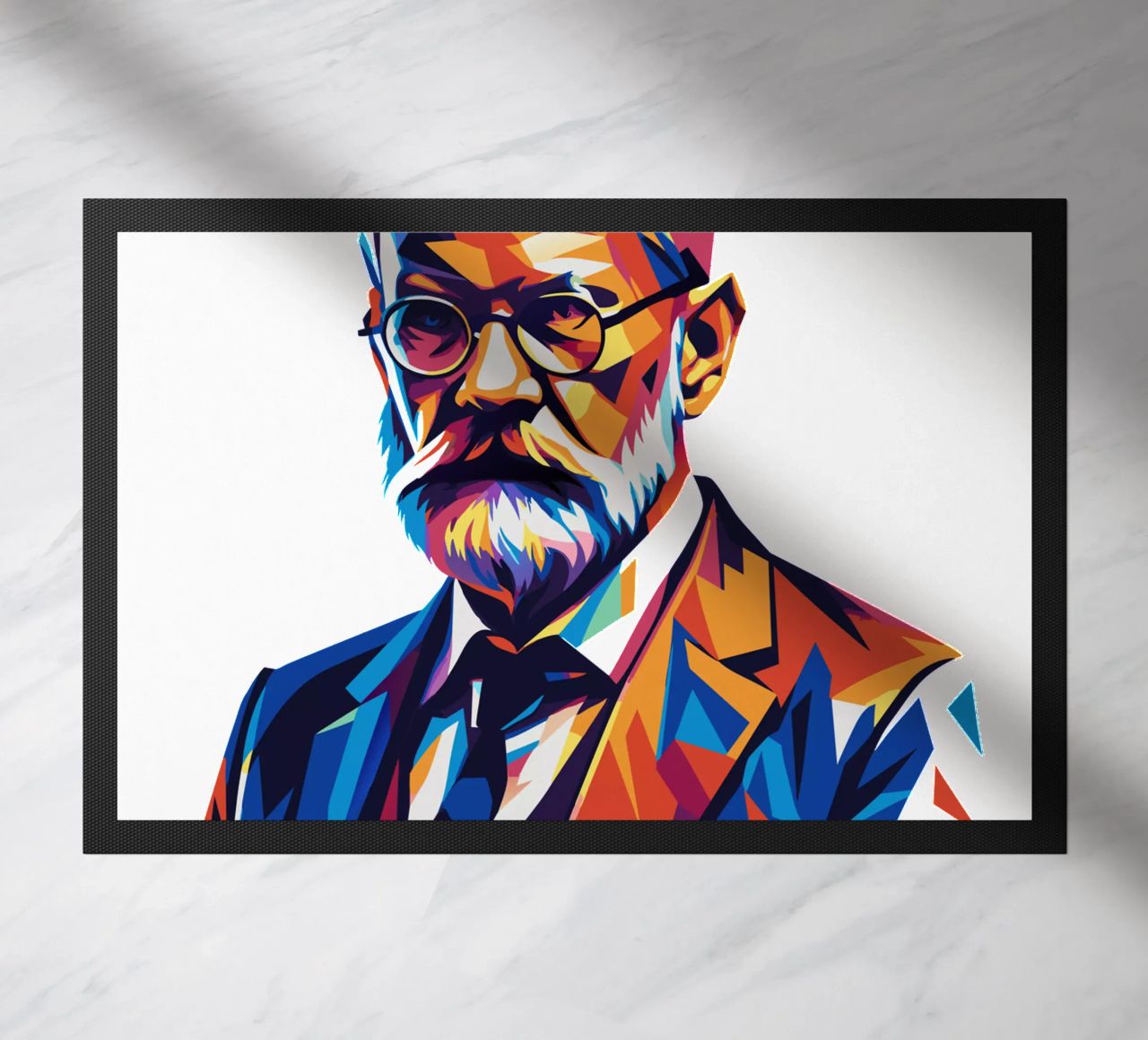 Sigmund Freud WPAP Pop Art zerbino da vectorartnesia