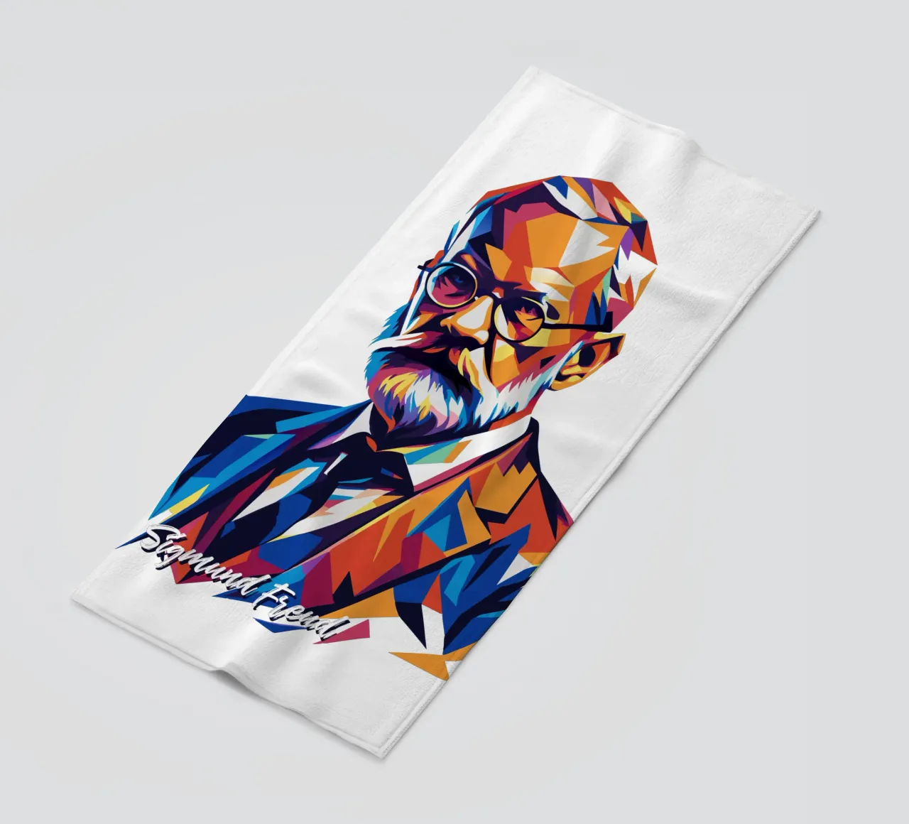 Sigmund Freud WPAP Pop Art telo mare da vectorartnesia