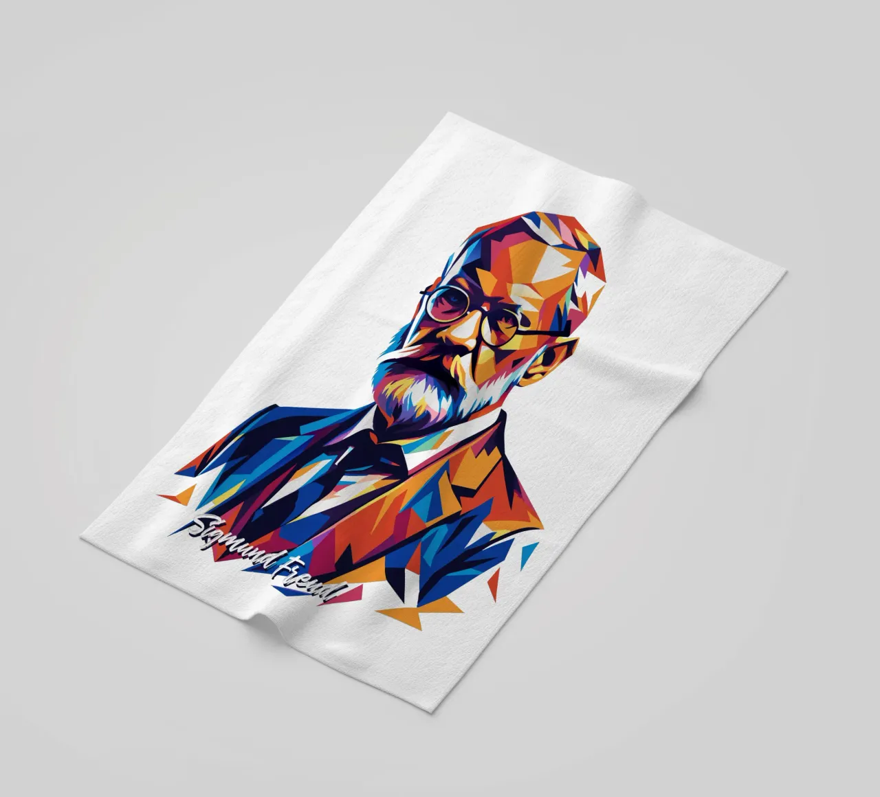 Sigmund Freud WPAP Pop Art telo mare da vectorartnesia
