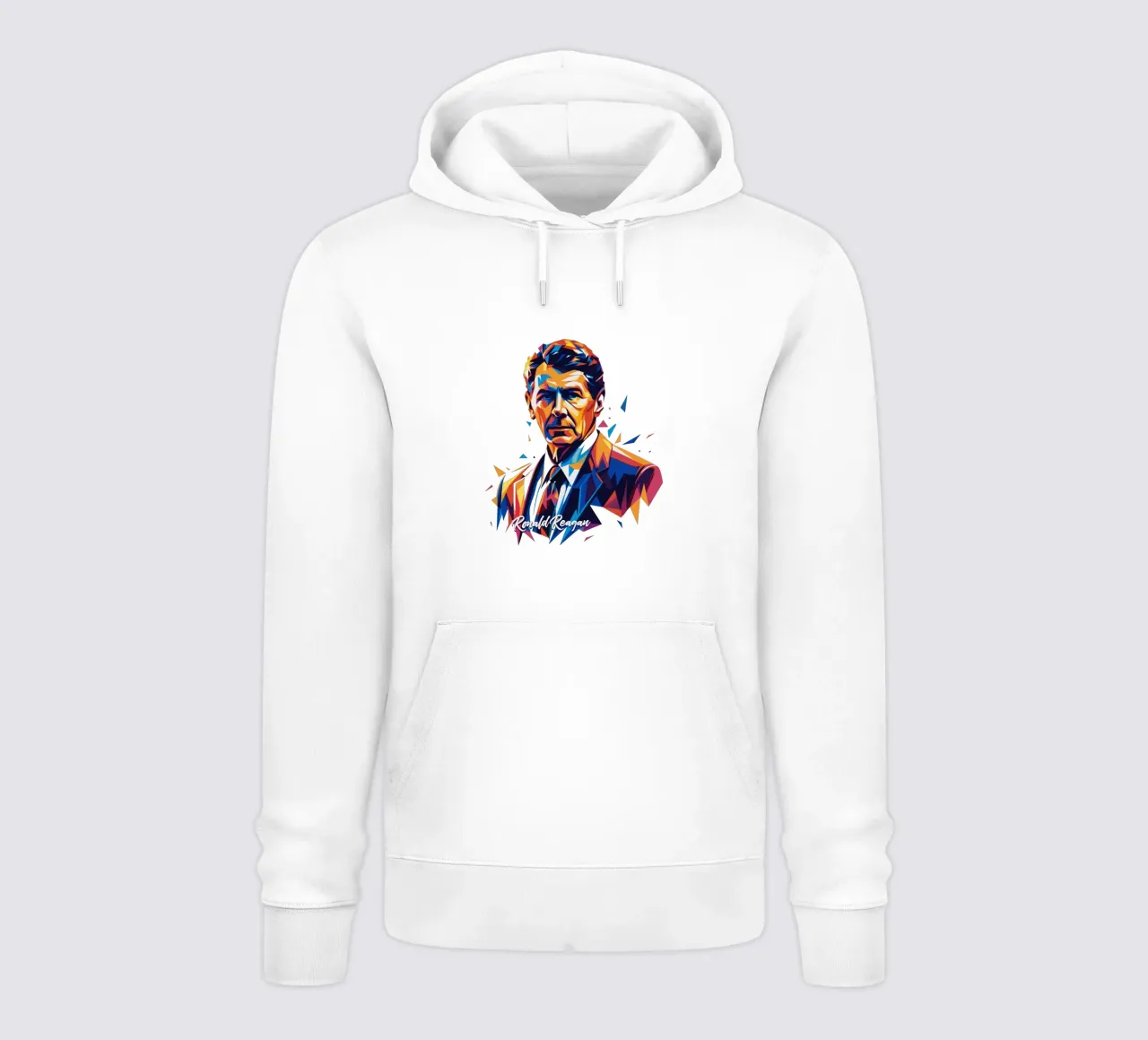 Ronald Reagan WPAP Pop Art Hoodie von vectorartnesia