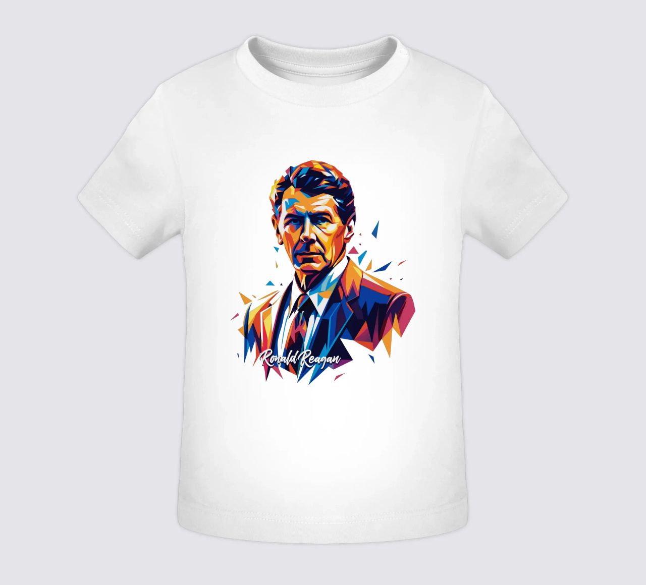 Ronald Reagan WPAP Pop Art maglietta neonato da vectorartnesia