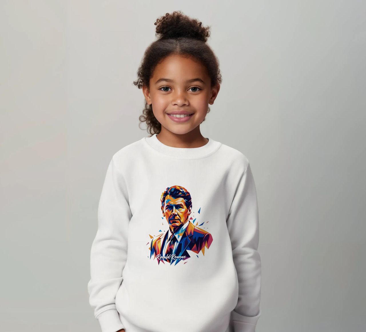 Ronald Reagan WPAP Pop Art felpa bambino da vectorartnesia