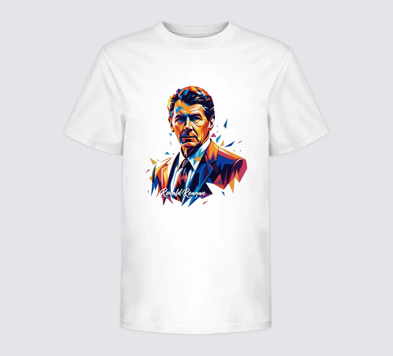 Ronald Reagan WPAP Pop Art t-shirt bambini da vectorartnesia