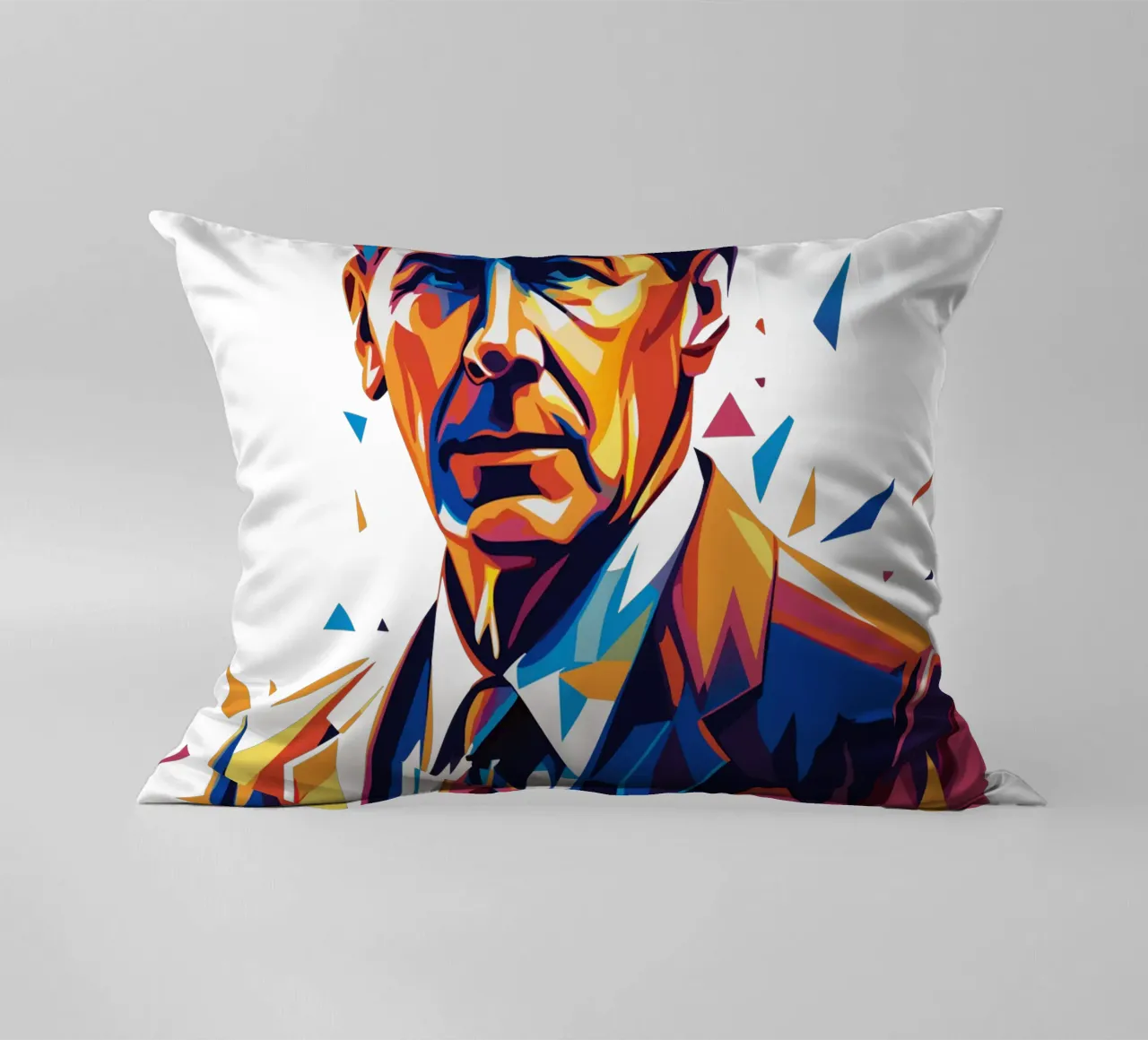 Ronald Reagan WPAP Pop Art Kissen von vectorartnesia