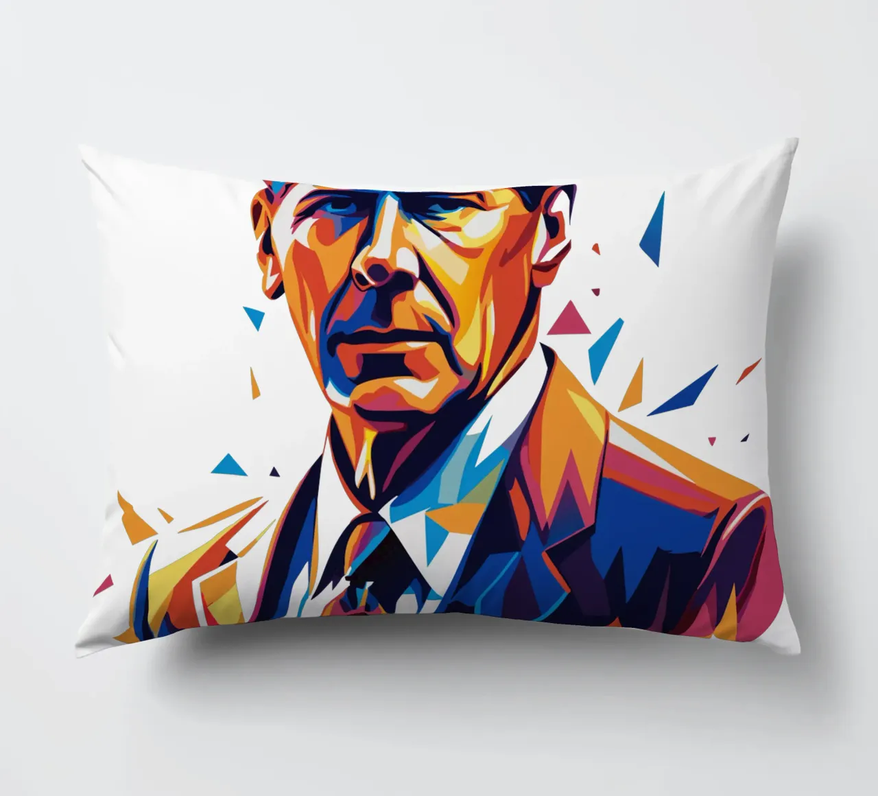 Ronald Reagan WPAP Pop Art cuscino da vectorartnesia